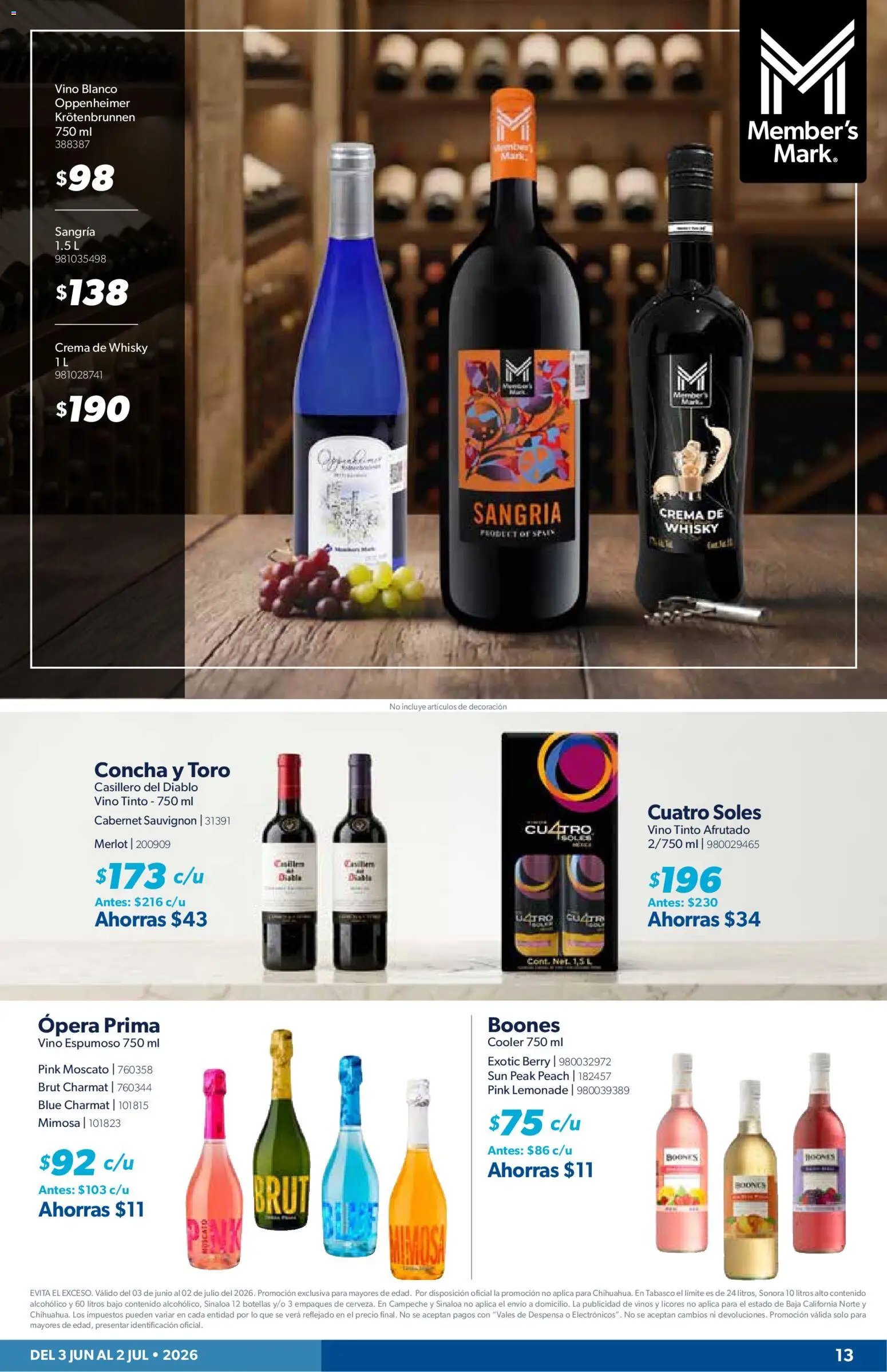 Sam's Club oferta desde 03/06/2026 Sam's Club catálogo Mi gran jugada. Es comprar productos únicos
