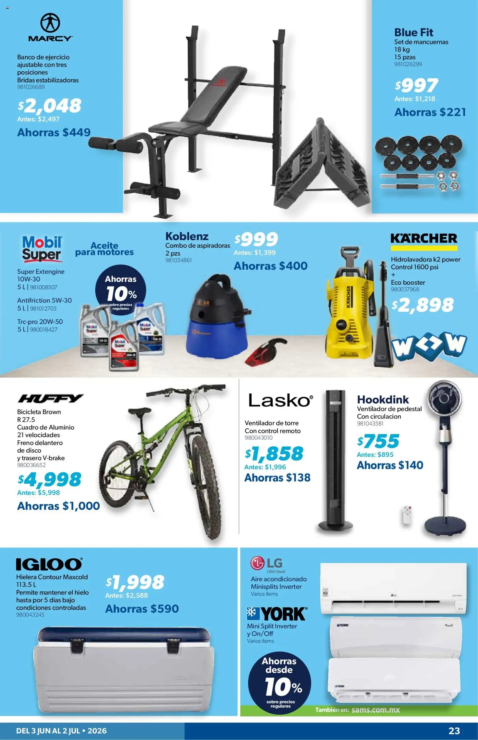 Sam's Club oferta desde 03/06/2026 Sam's Club catálogo Mi gran jugada. Es comprar productos únicos