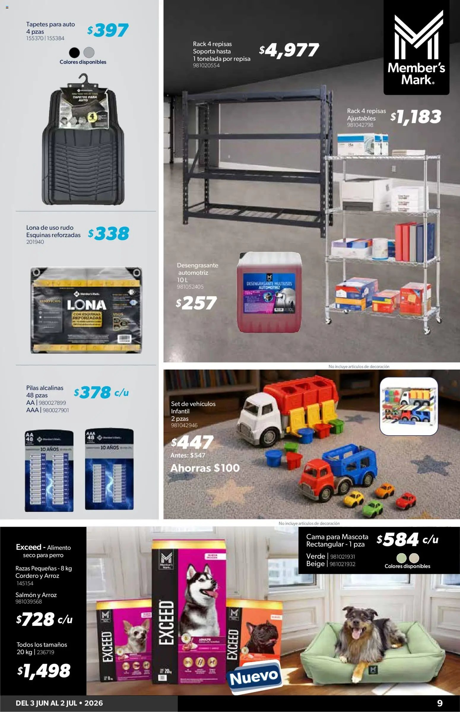 Sam's Club oferta desde 03/06/2026 Sam's Club catálogo Mi gran jugada. Es comprar productos únicos