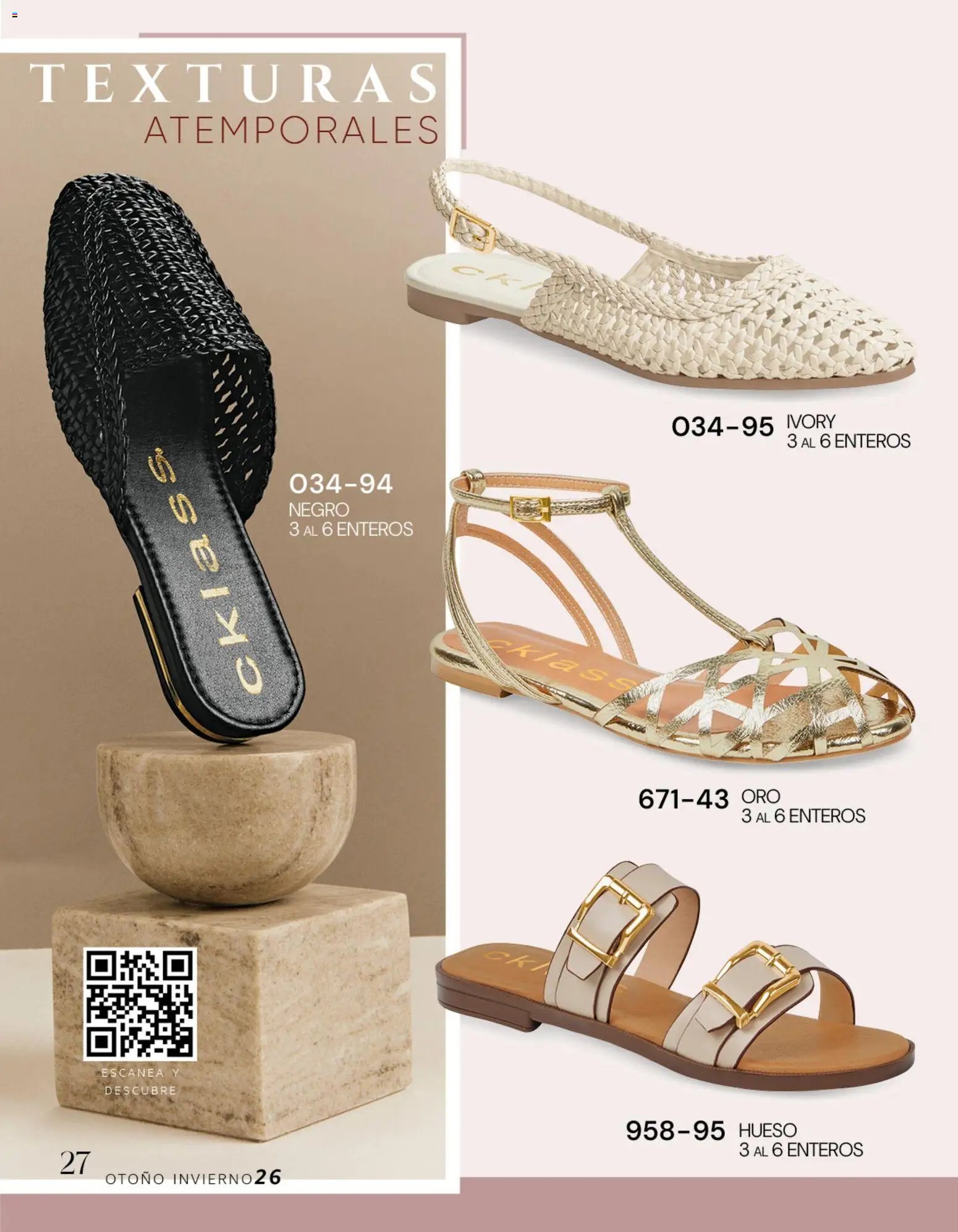 Cklass oferta desde 08/07/2026 Cklass catálogo Dama calzado