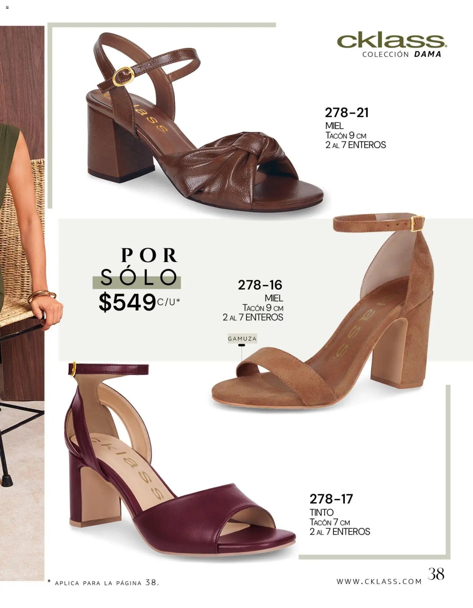 Cklass oferta desde 08/07/2026 Cklass catálogo Dama calzado