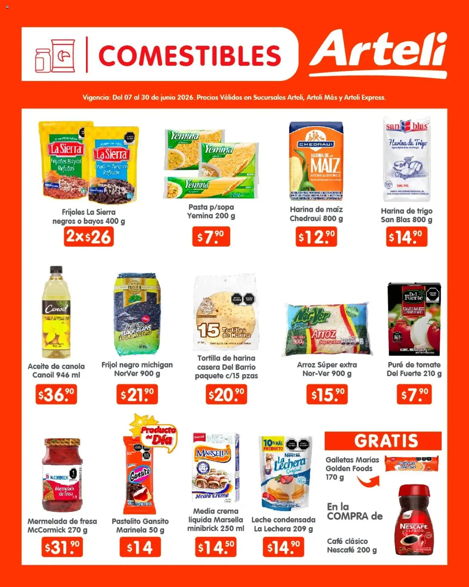 Arteli oferta desde 07/06/2026 Arteli folleto Quincenal