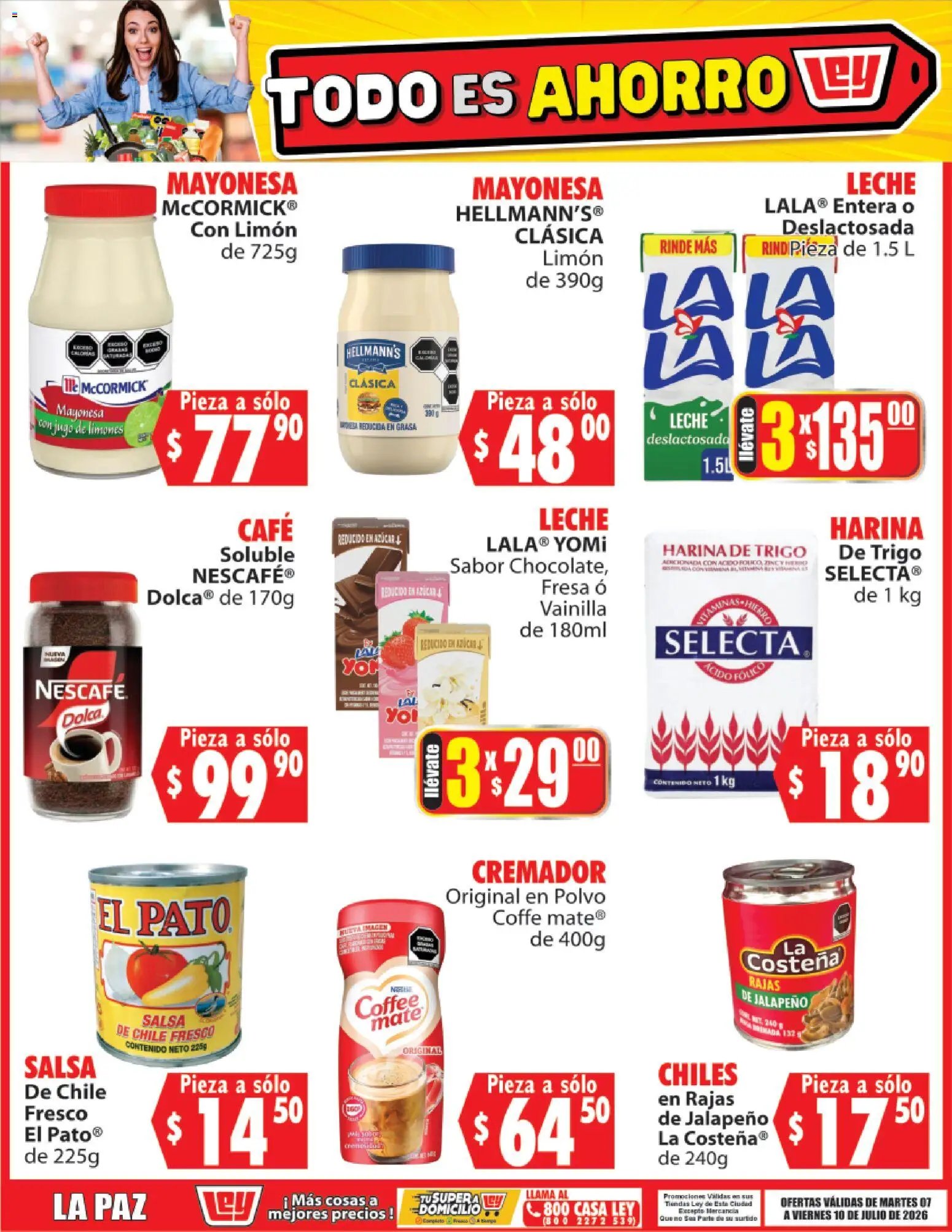 Casa Ley oferta desde 07/07/2026 Casa Ley folleto Todo es ahorro