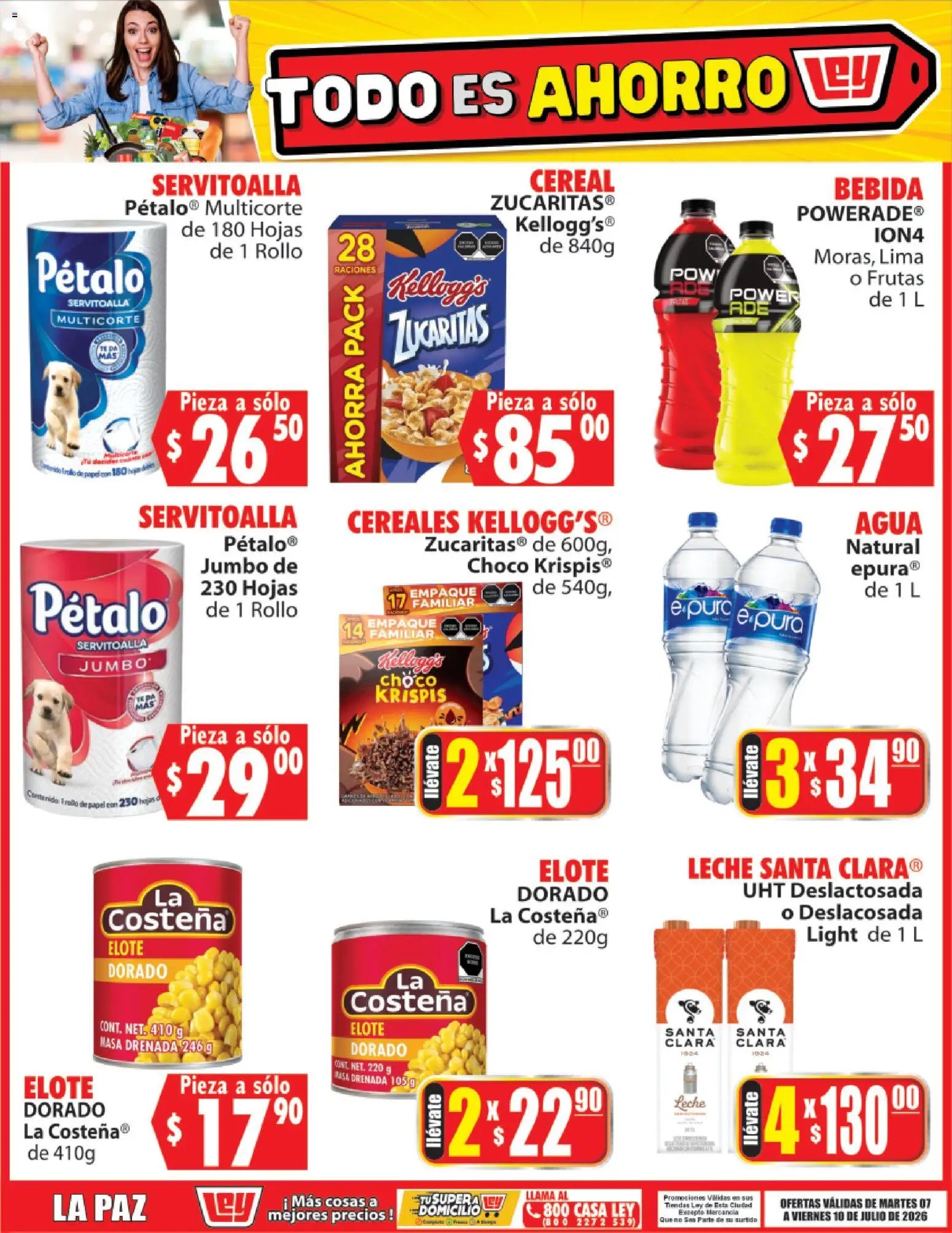 Casa Ley oferta desde 07/07/2026 Casa Ley folleto Todo es ahorro
