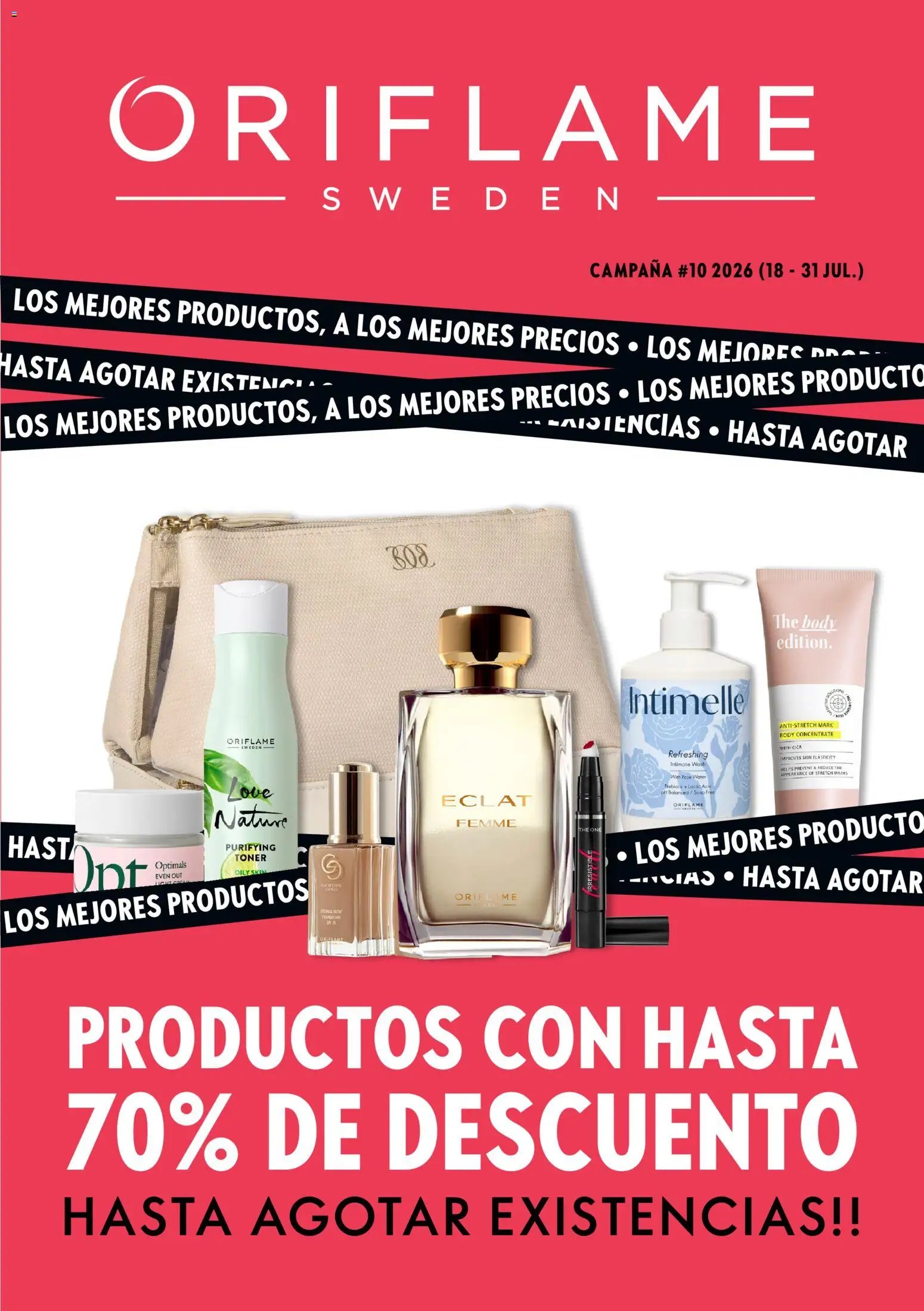 Oriflame oferta desde 18/07/2026 Oriflame catálogo Venta Especial