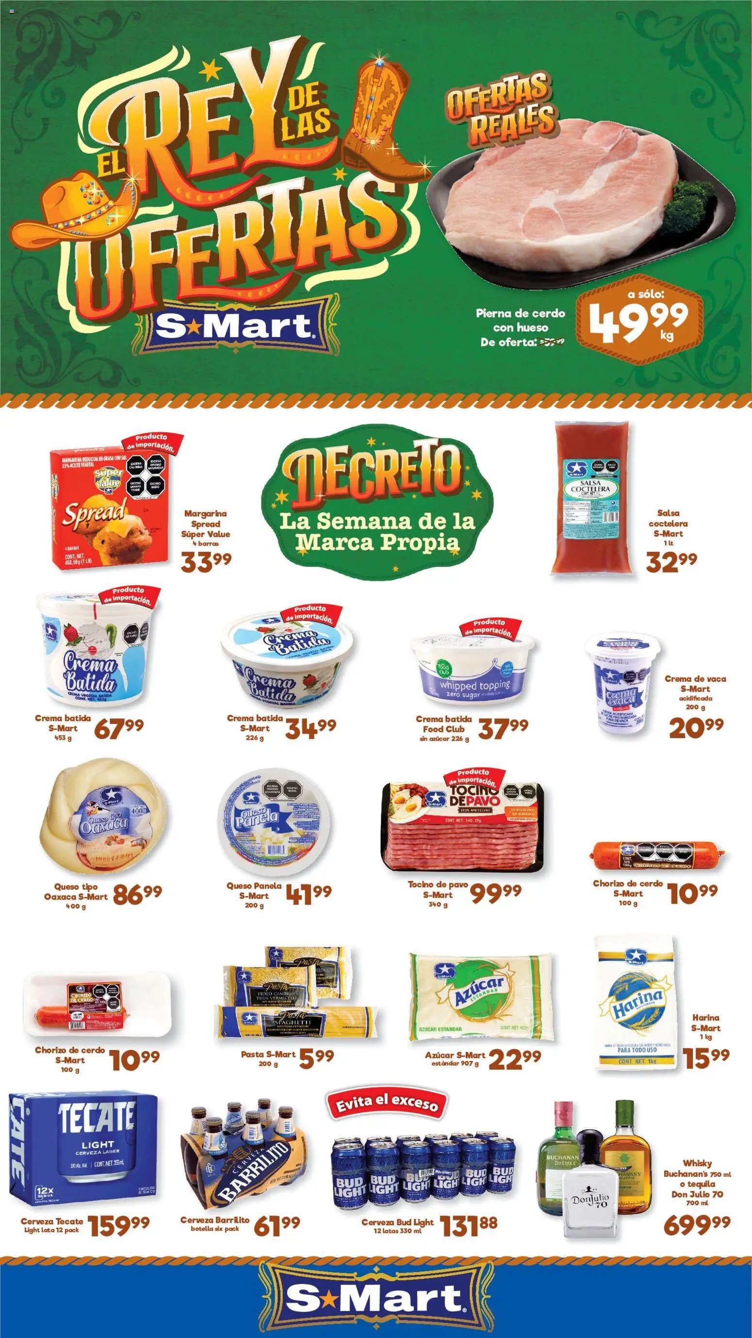S-Mart oferta desde 23/06/2026 S-Mart folleto Ofertas de feria Nuevo Laredo