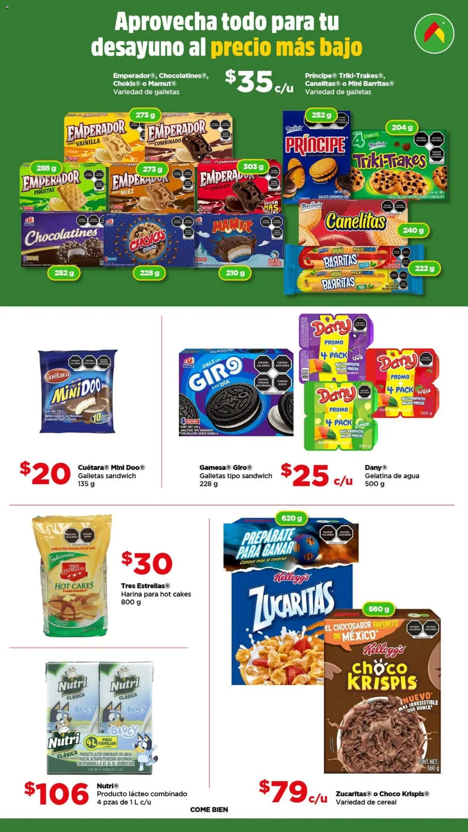 Bodega Aurrerá oferta desde 22/04/2026 Bodega Aurrerá folleto Aprovecha todo para tu desayuno (2026-04-22 - 2026-06-02)