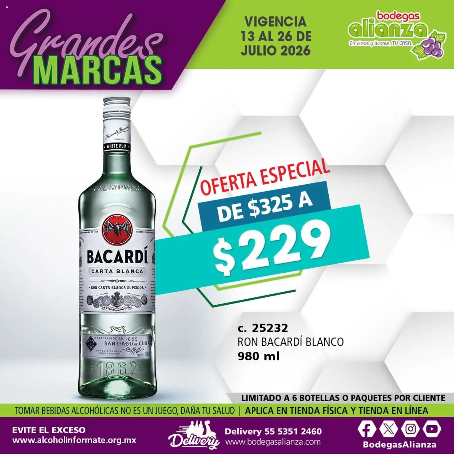 Bodegas Alianza oferta desde 13/07/2026 Bodegas Alianza catálogo Grandes Marcas