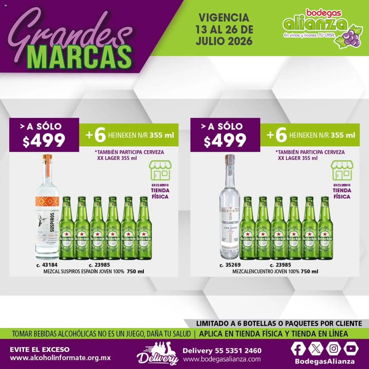 Bodegas Alianza oferta desde 13/07/2026 Bodegas Alianza catálogo Grandes Marcas