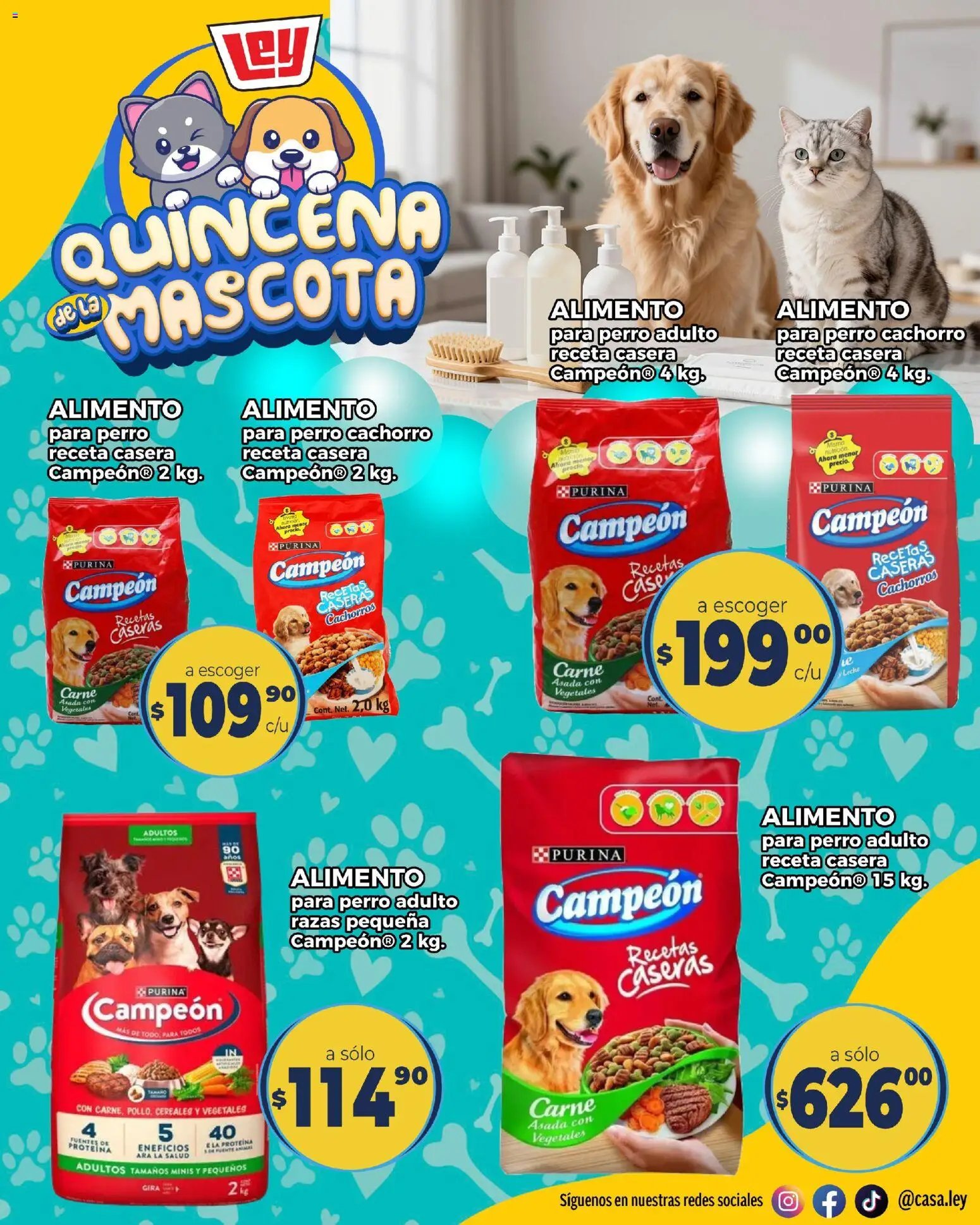 Casa Ley oferta desde 19/06/2026 Casa Ley folleto Quincena de la mascota