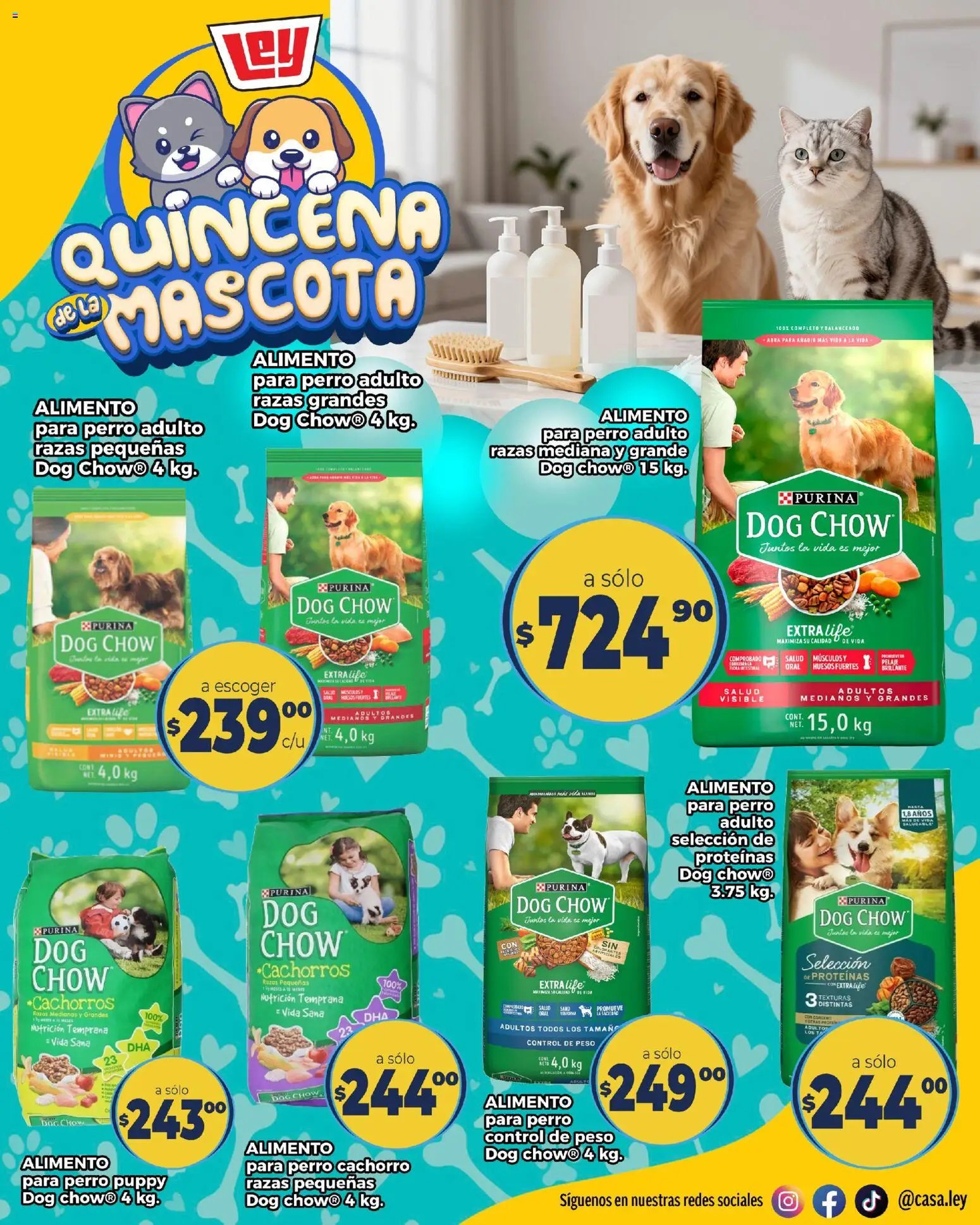 Casa Ley oferta desde 19/06/2026 Casa Ley folleto Quincena de la mascota