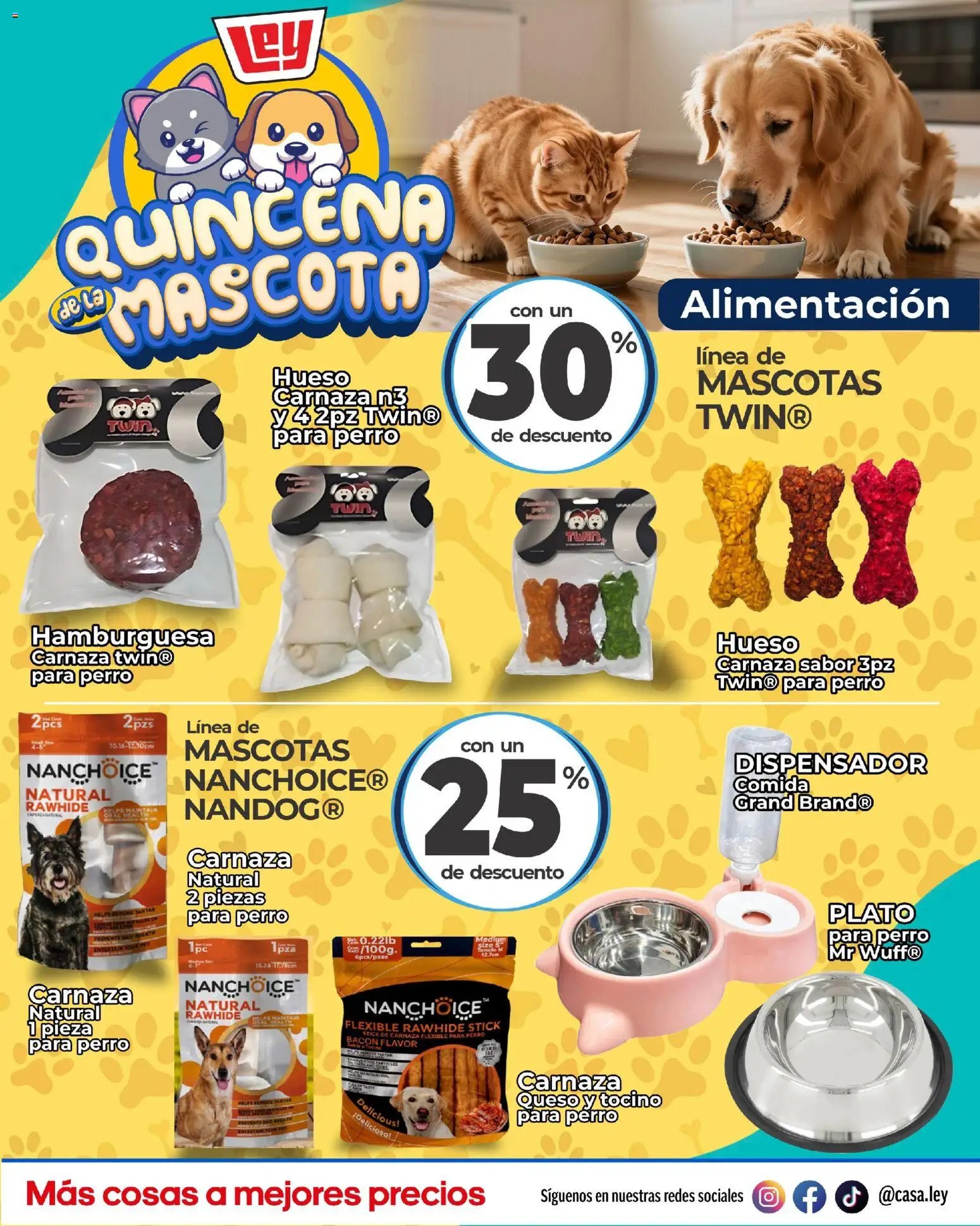 Casa Ley oferta desde 19/06/2026 Casa Ley folleto Quincena de la mascota