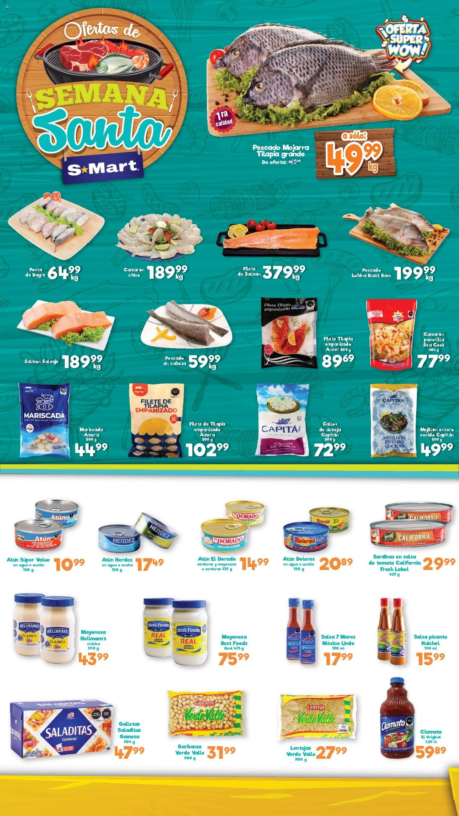 S-Mart oferta desde 31/03/2026 S-Mart folleto Ofertas de feria Reynosa (2026-03-31 - 2026-04-03)