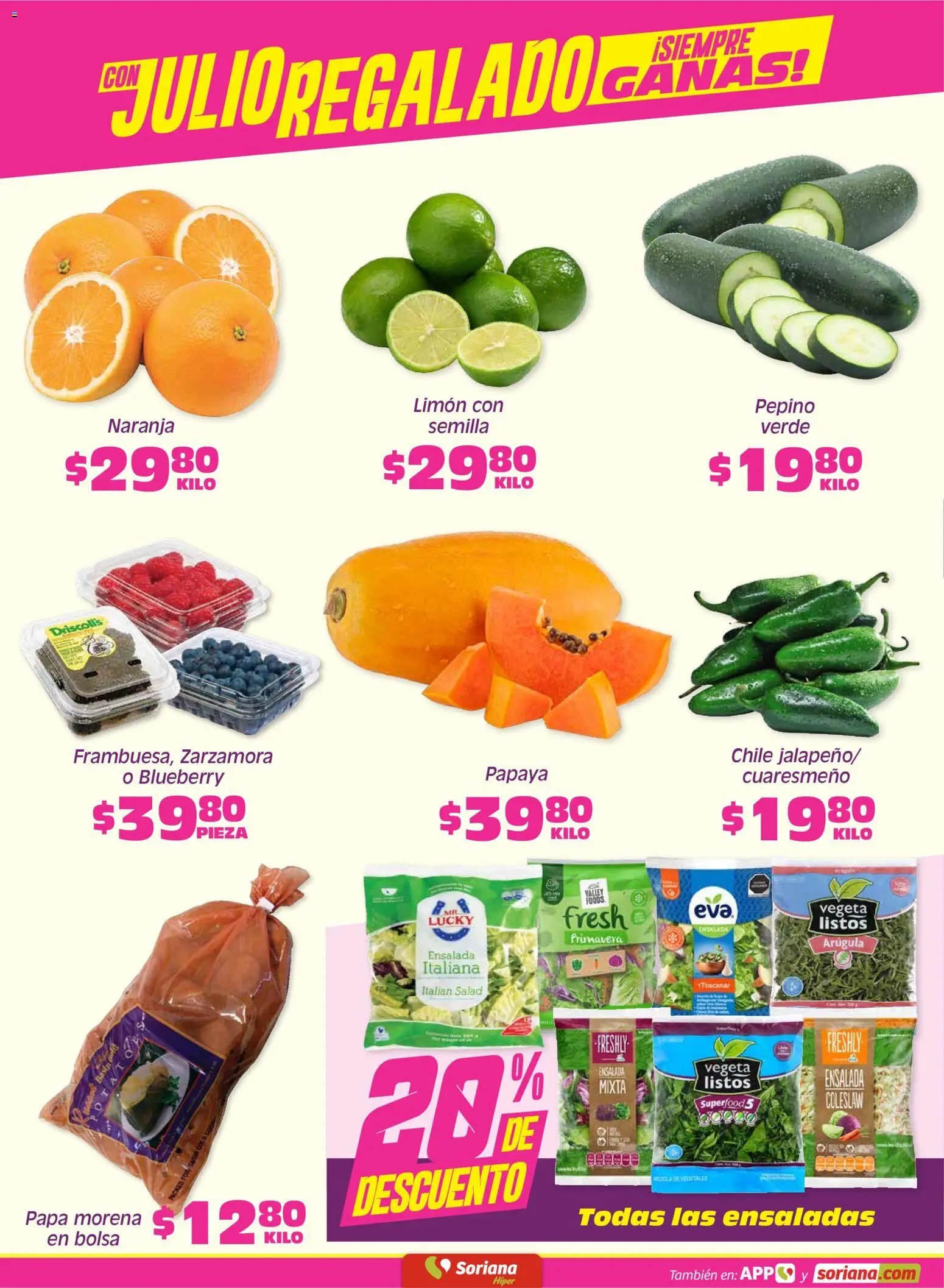 Soriana oferta desde 19/06/2026 Soriana Fin de Semana Híper: Saltillo y Torreón