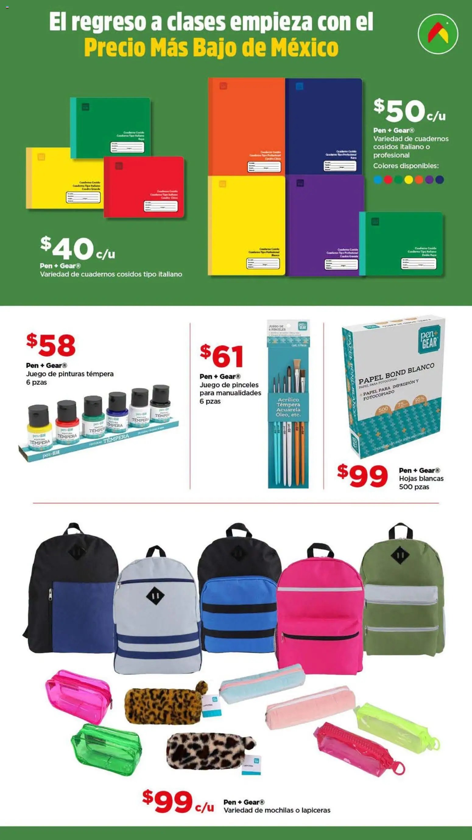 Bodega Aurrerá oferta desde 10/07/2026 Bodega Aurrerá folleto Back to School