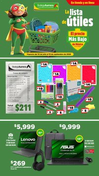 Bodega Aurrerá oferta desde 10/07/2026 Bodega Aurrerá folleto Back to School