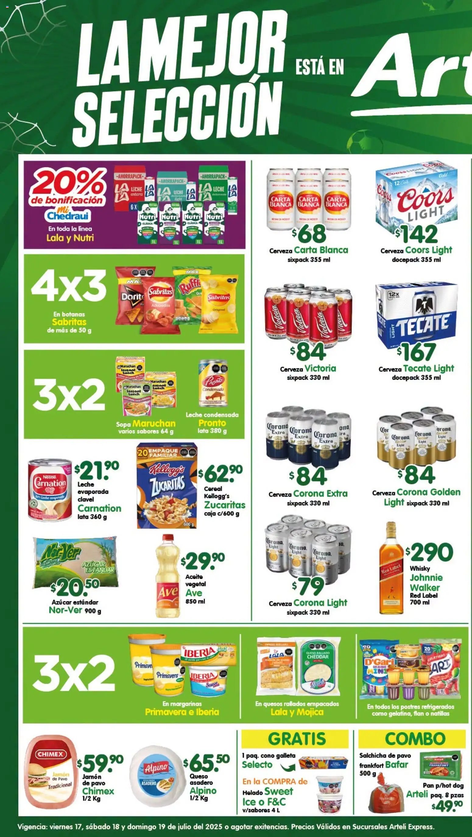 Arteli oferta desde 17/07/2026 Arteli folleto Express