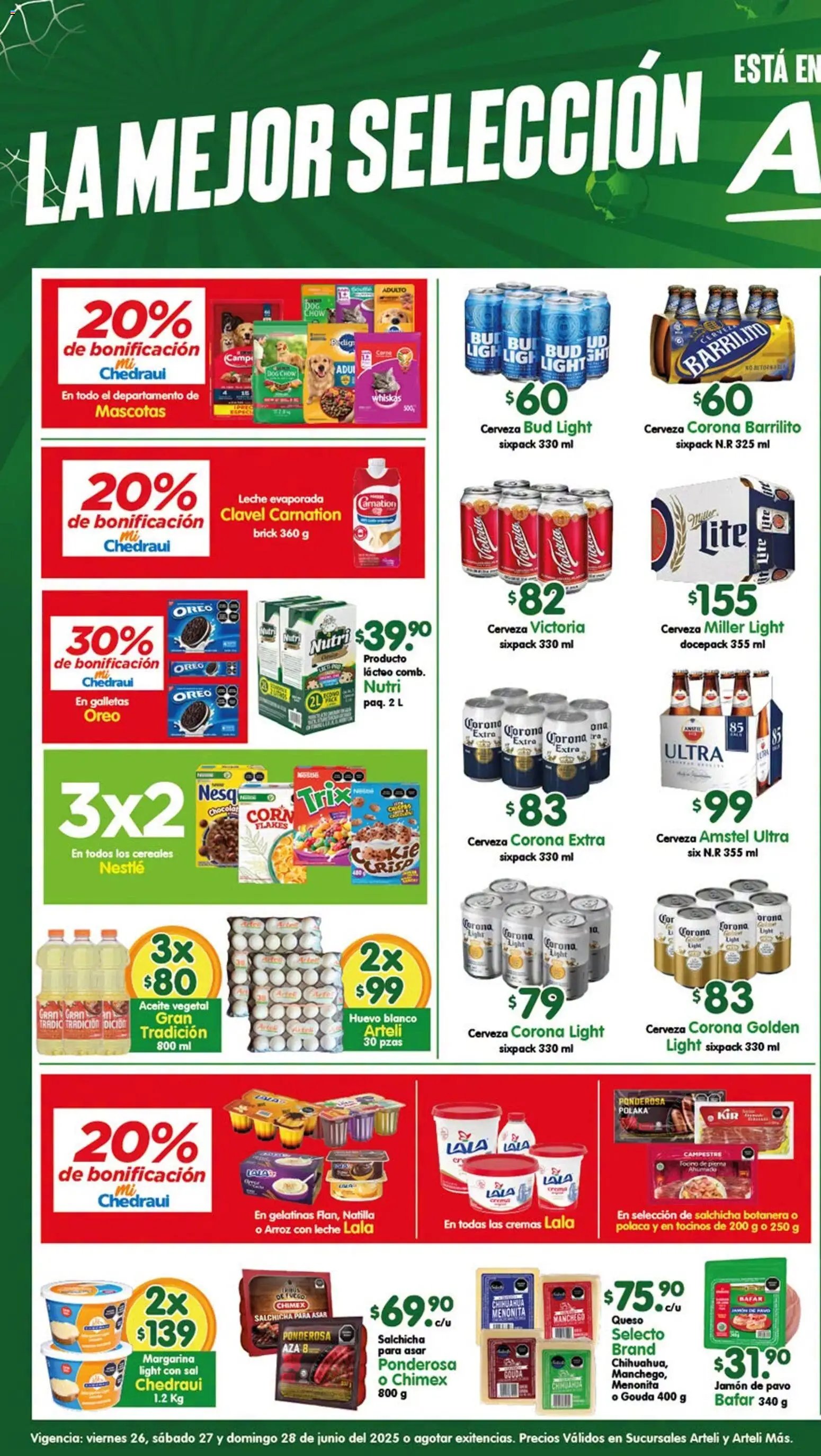Arteli oferta desde 26/06/2026 Arteli folleto Tuxpan