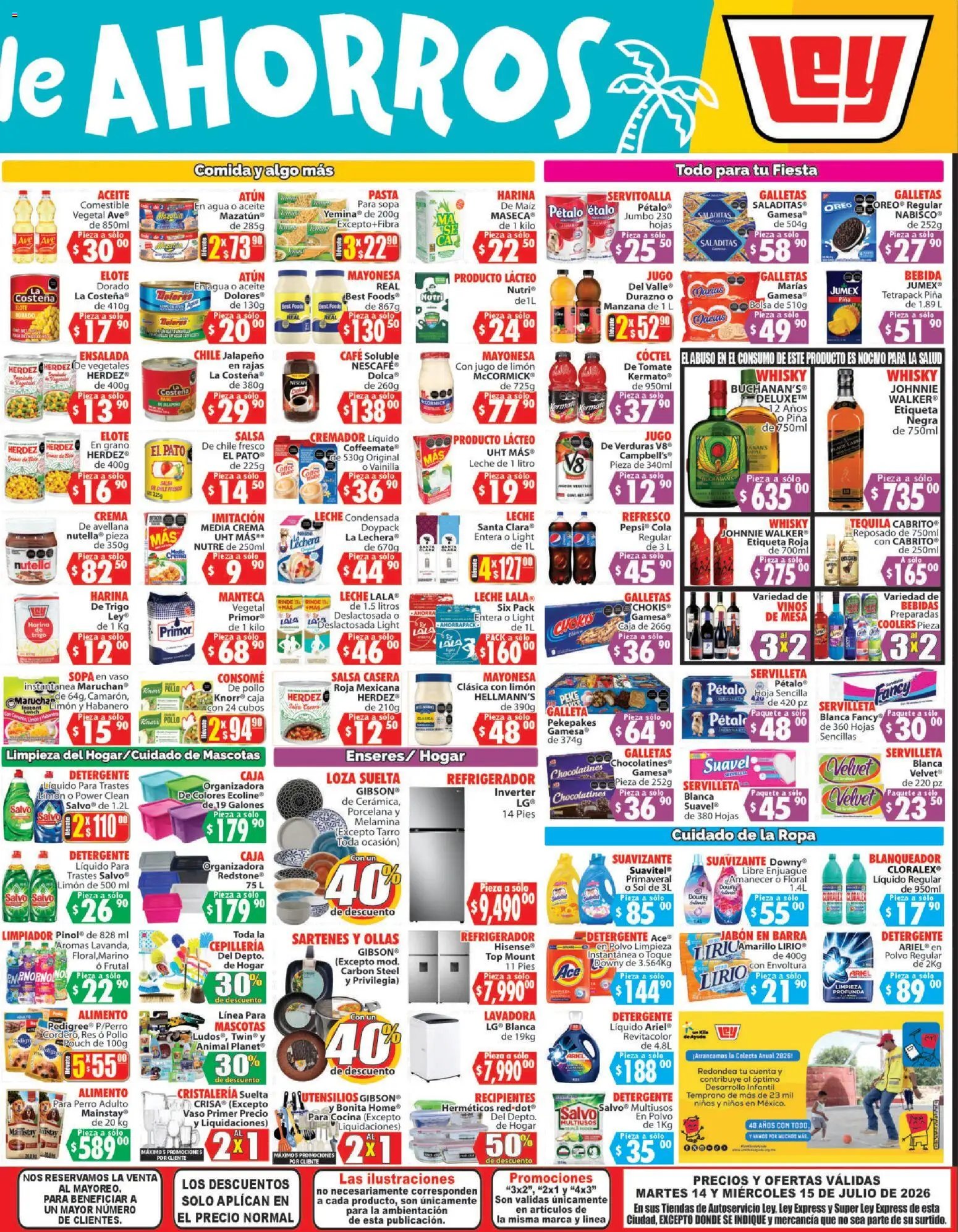 Casa Ley oferta desde 14/07/2026 Casa Ley folleto Autoservicio