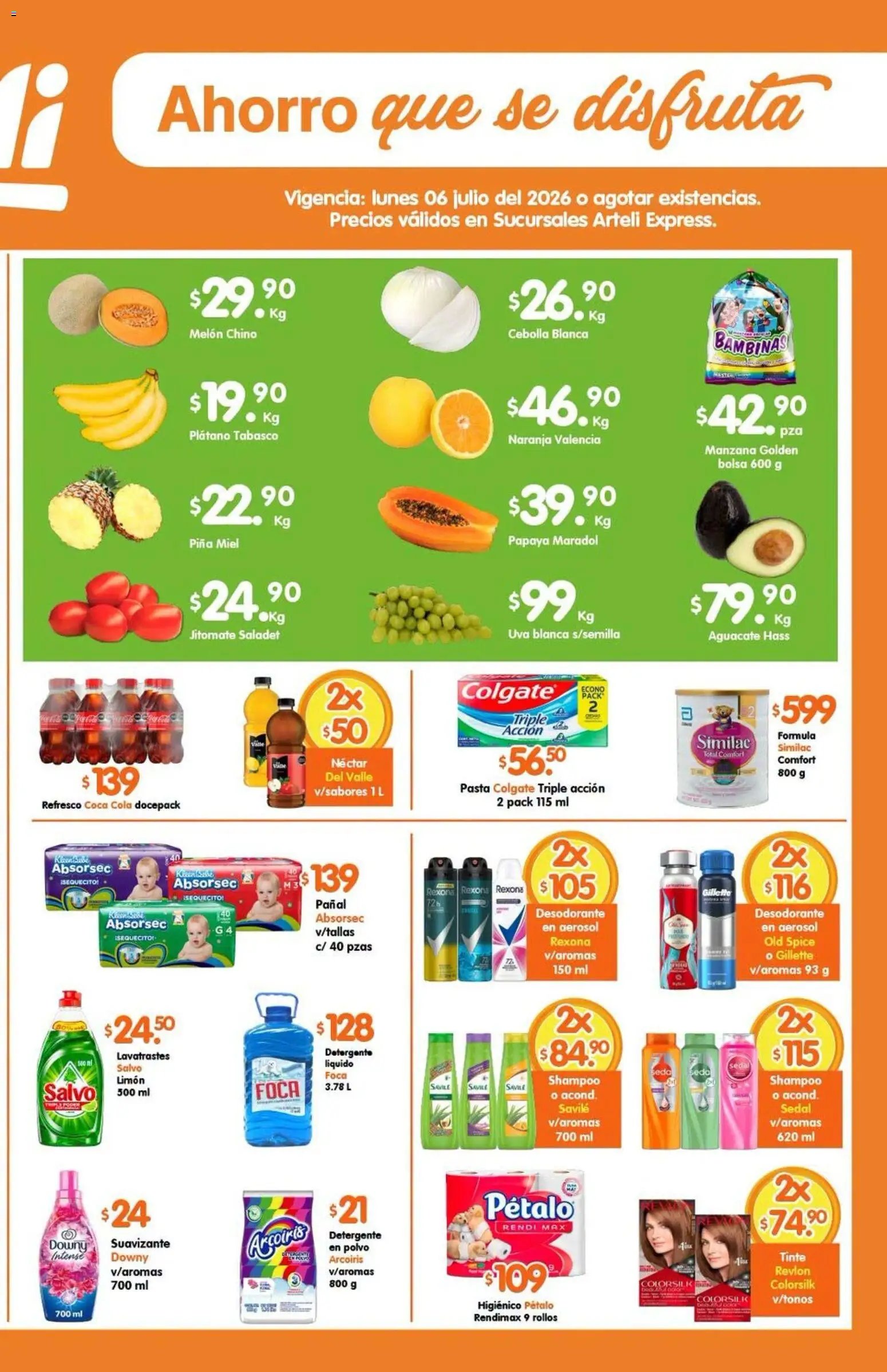 Arteli oferta desde 06/07/2026 Arteli folleto Express