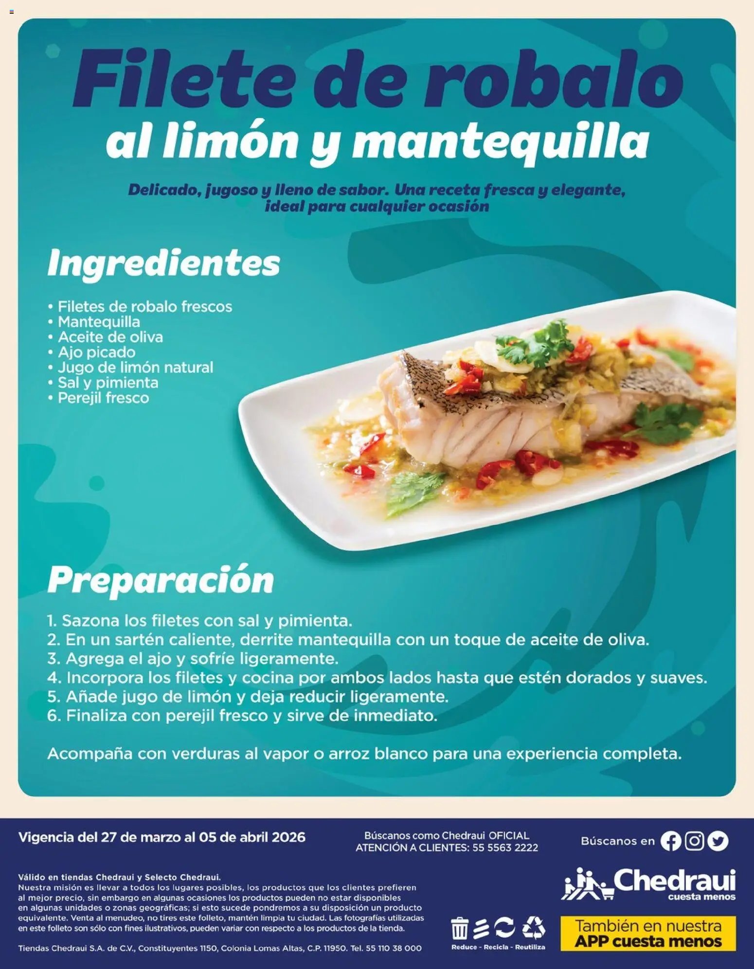 Chedraui oferta desde 27/03/2026 Chedraui folleto La cuaresma más fresca (2026-03-27 - 2026-04-05)