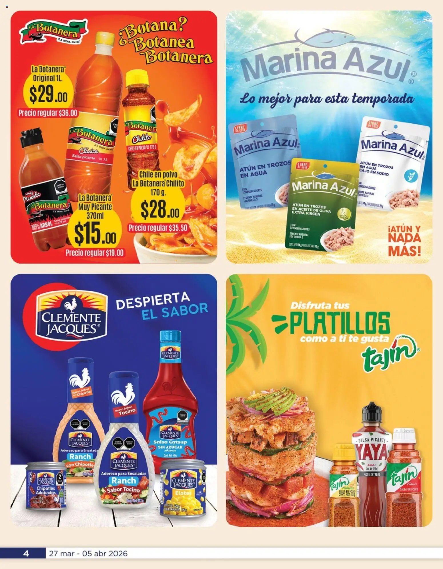 Chedraui oferta desde 27/03/2026 Chedraui folleto La cuaresma más fresca (2026-03-27 - 2026-04-05)