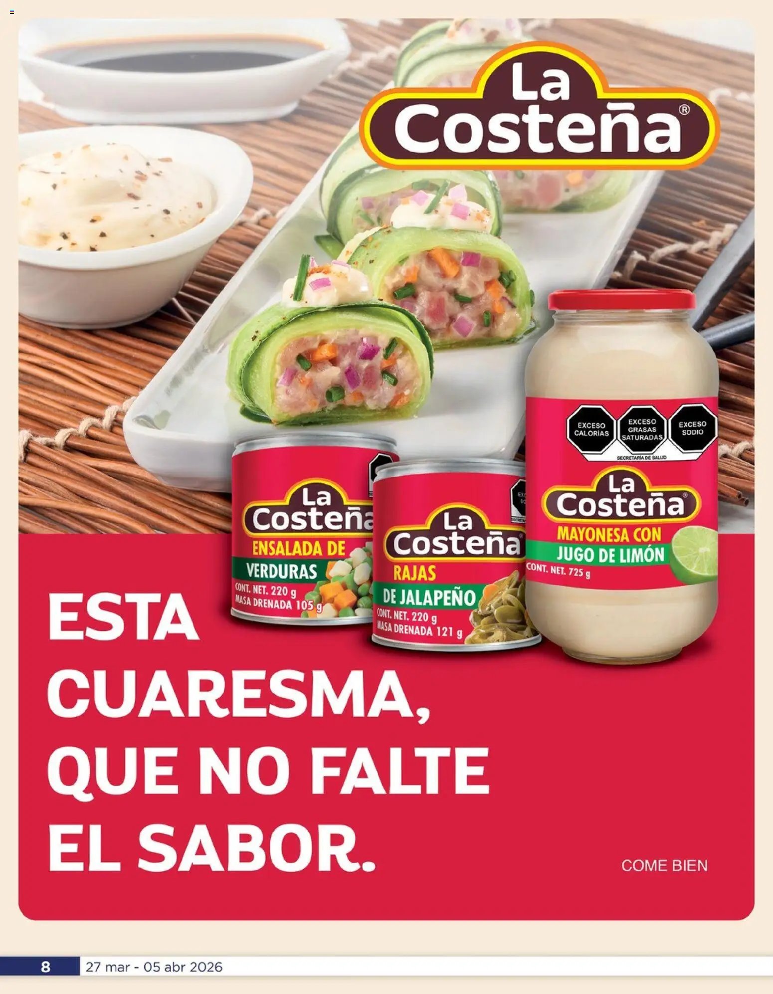 Chedraui oferta desde 27/03/2026 Chedraui folleto La cuaresma más fresca (2026-03-27 - 2026-04-05)