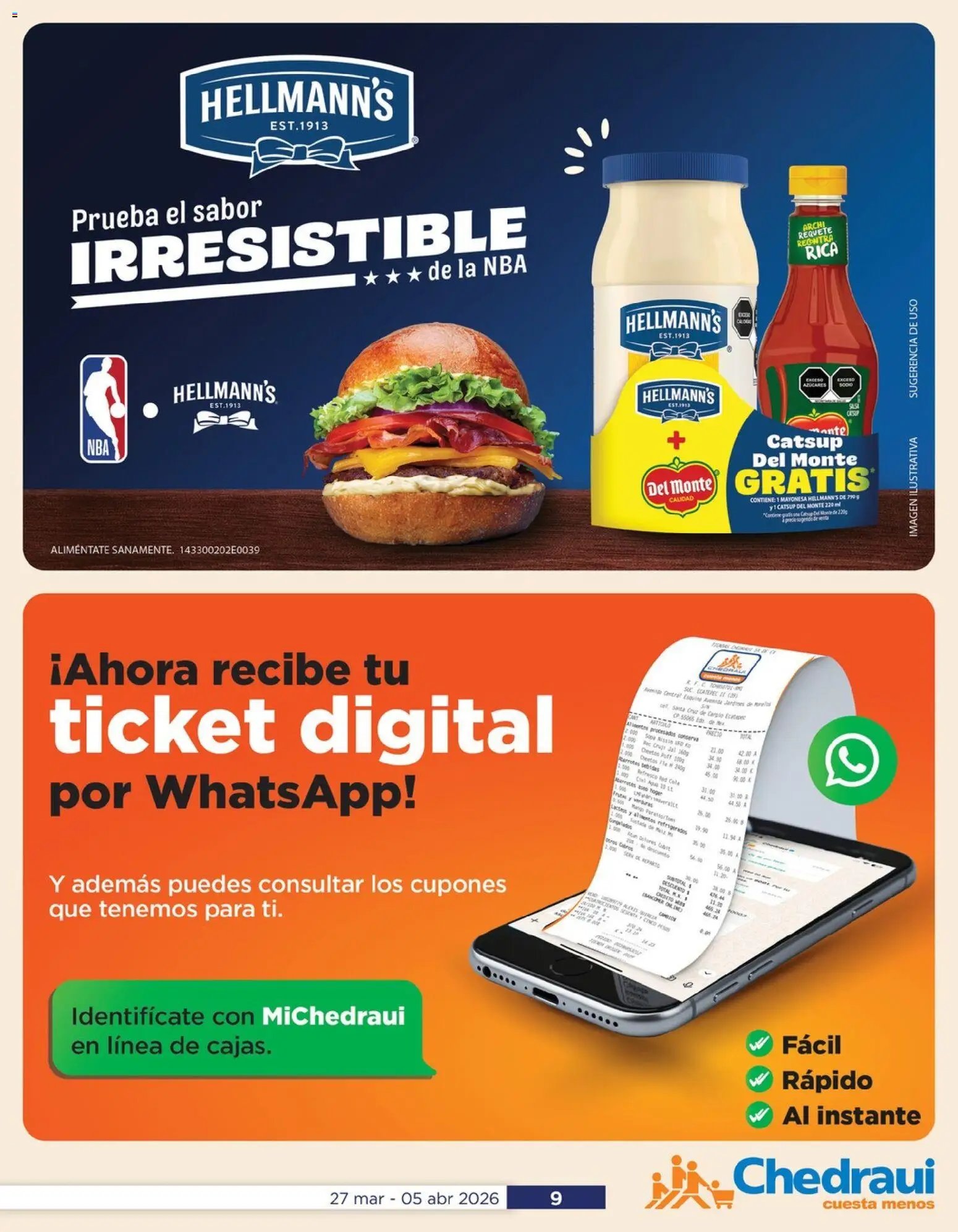 Chedraui oferta desde 27/03/2026 Chedraui folleto La cuaresma más fresca (2026-03-27 - 2026-04-05)