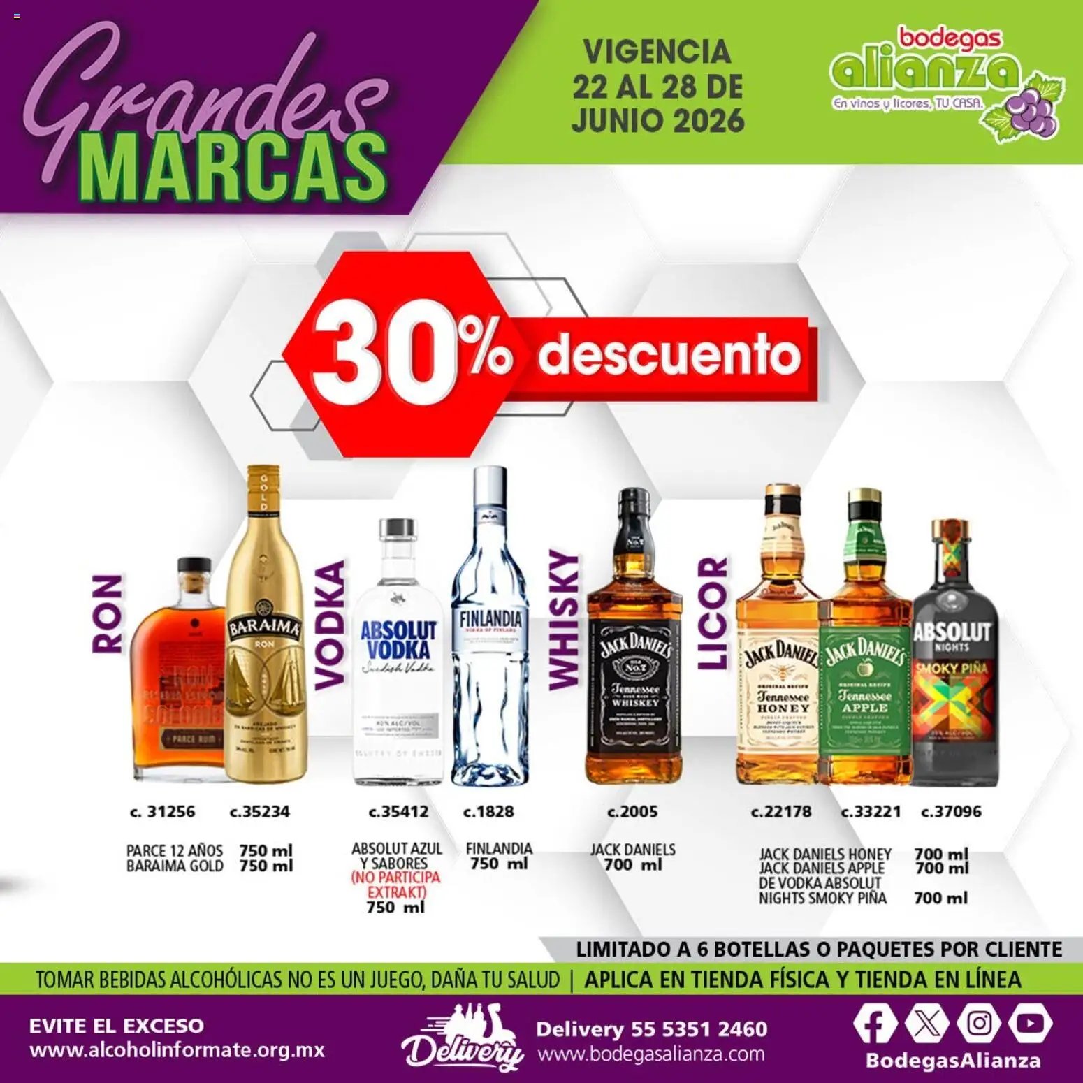 Bodegas Alianza oferta desde 22/06/2026 Bodegas Alianza catálogo Grandes Marcas