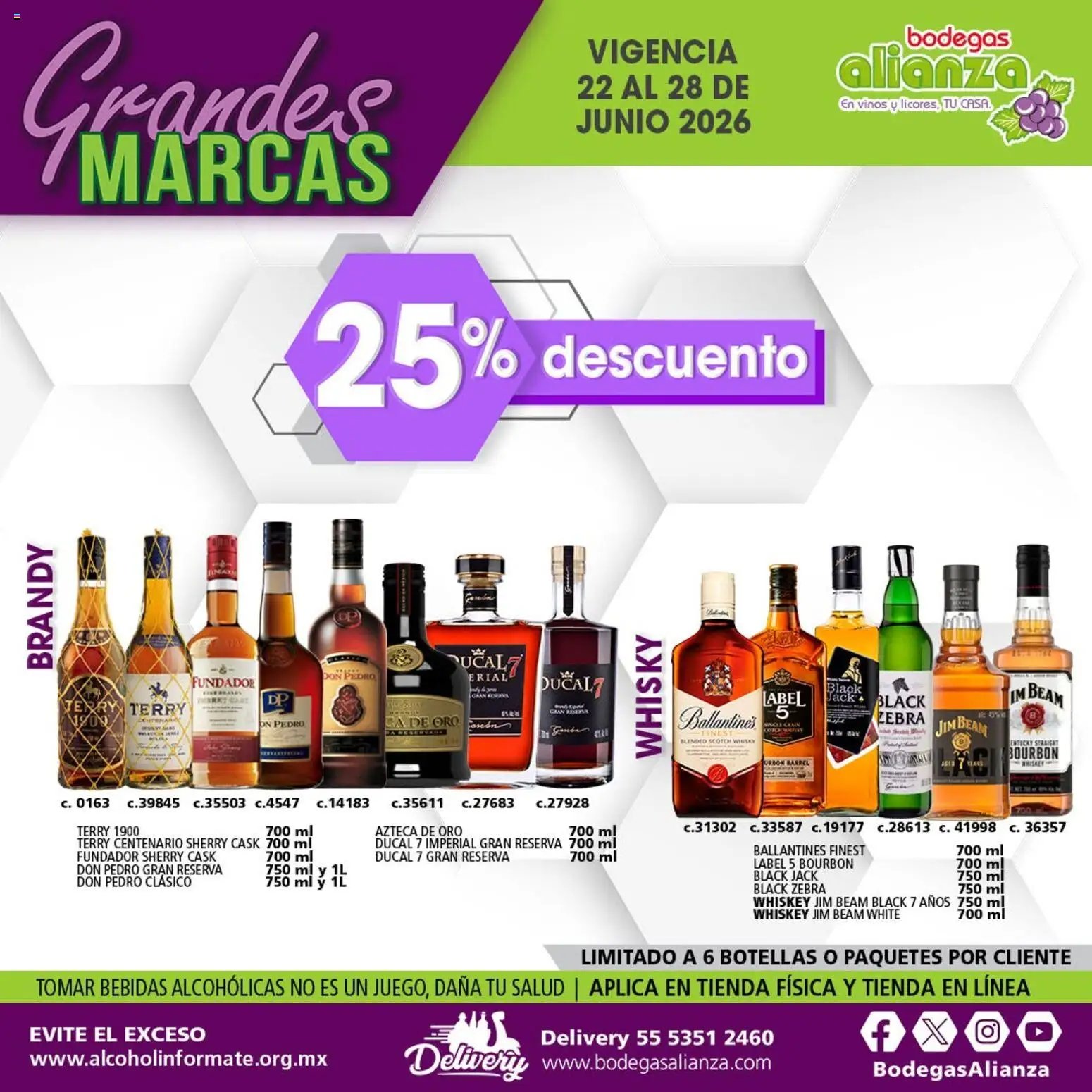 Bodegas Alianza oferta desde 22/06/2026 Bodegas Alianza catálogo Grandes Marcas