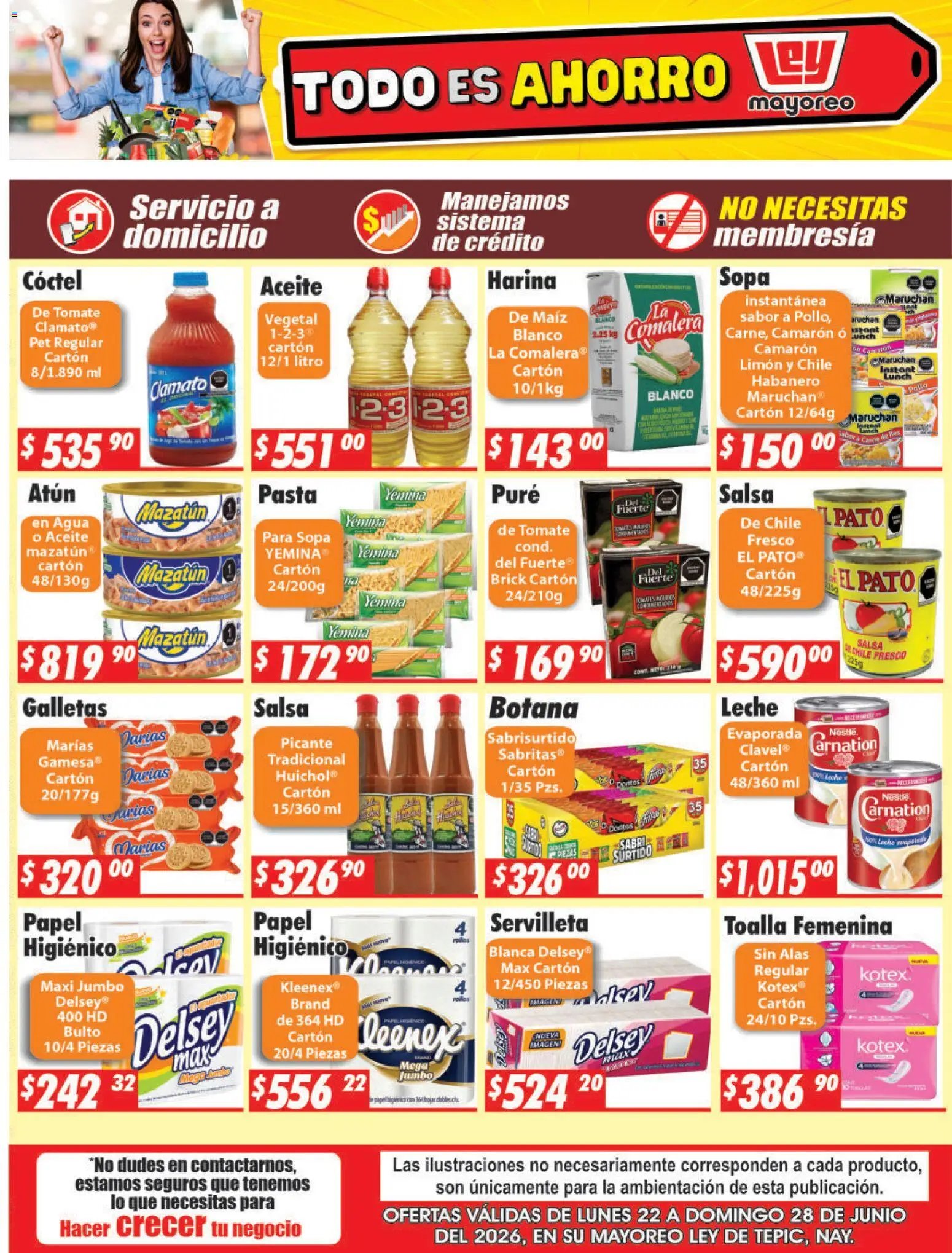 Casa Ley oferta desde 22/06/2026 Casa Ley folleto Tepic