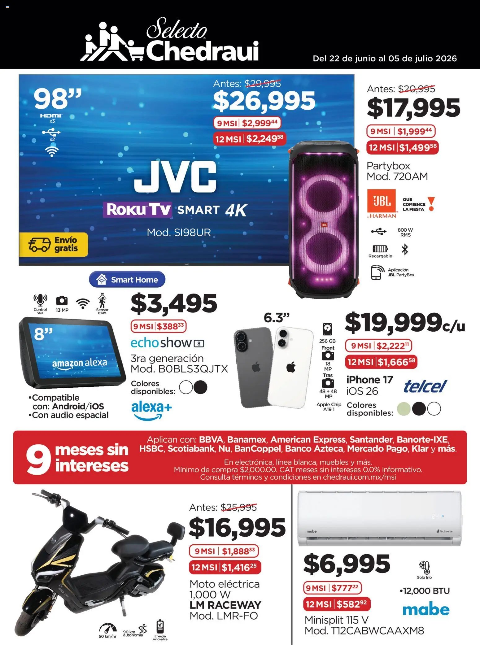 Chedraui oferta desde 22/06/2026 Chedraui folleto Ofertas