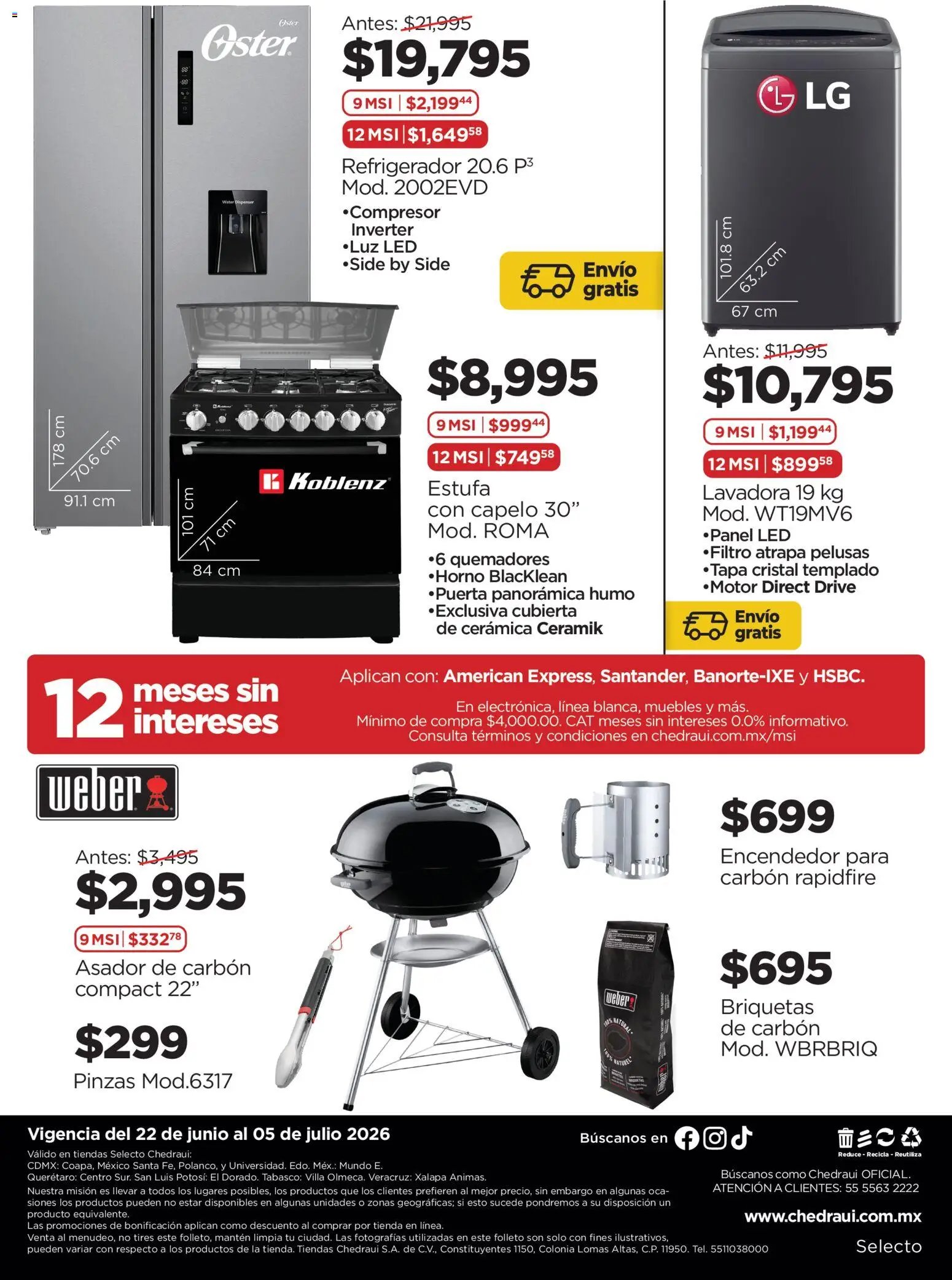 Chedraui oferta desde 22/06/2026 Chedraui folleto Ofertas
