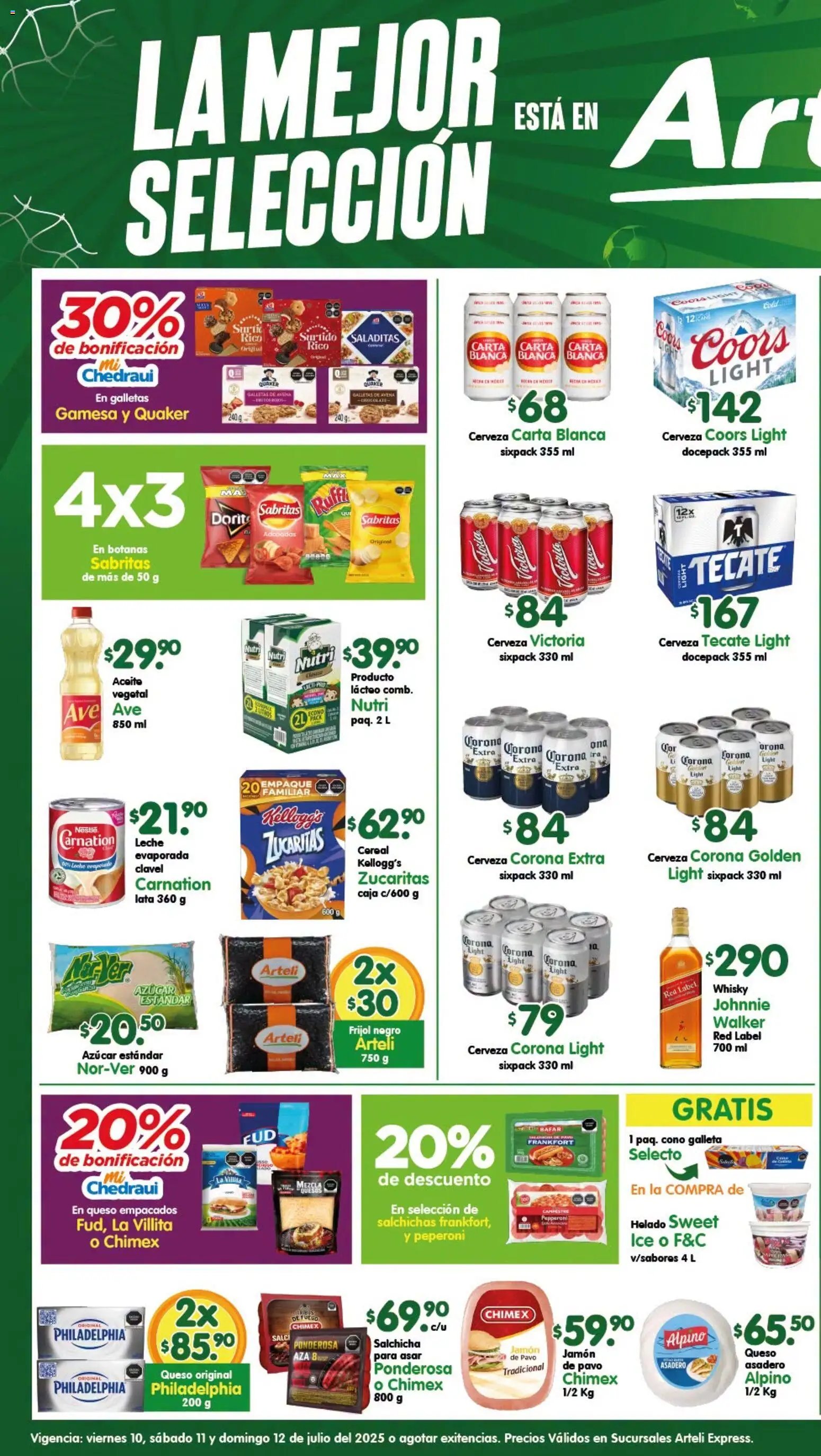 Arteli oferta desde 10/07/2026 Arteli folleto Express