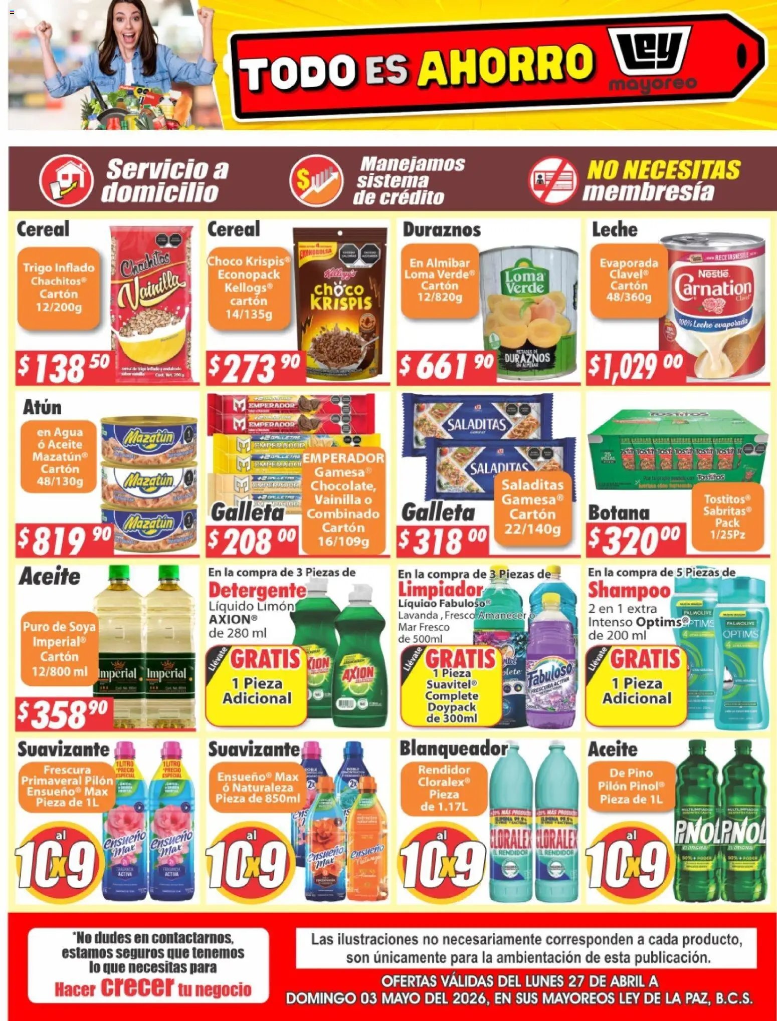 Casa Ley oferta desde 27/04/2026 Casa Ley folleto La Paz (2026-04-27 - 2026-05-03)