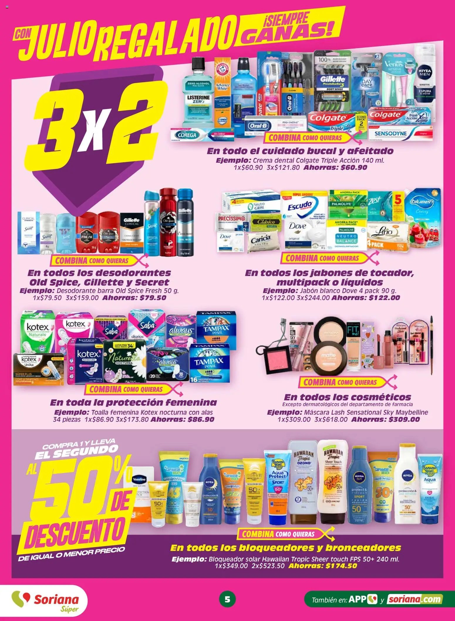 Soriana oferta desde 10/07/2026 Soriana Julio Regalado Súper Nacional