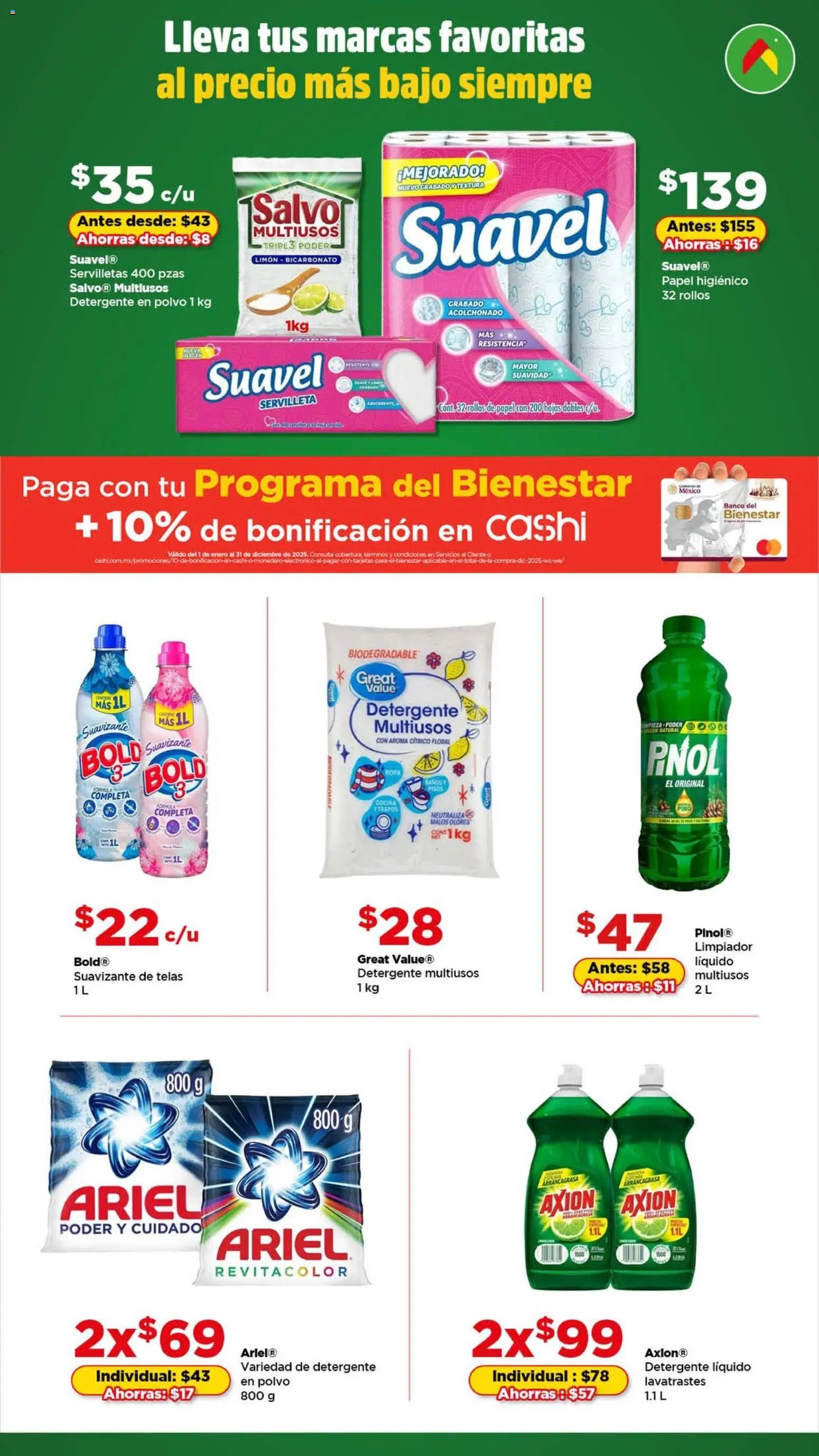 Bodega Aurrerá oferta desde 20/11/2025 Folleto Todo para la limpieza  (2025-11-20 - 2025-12-31)