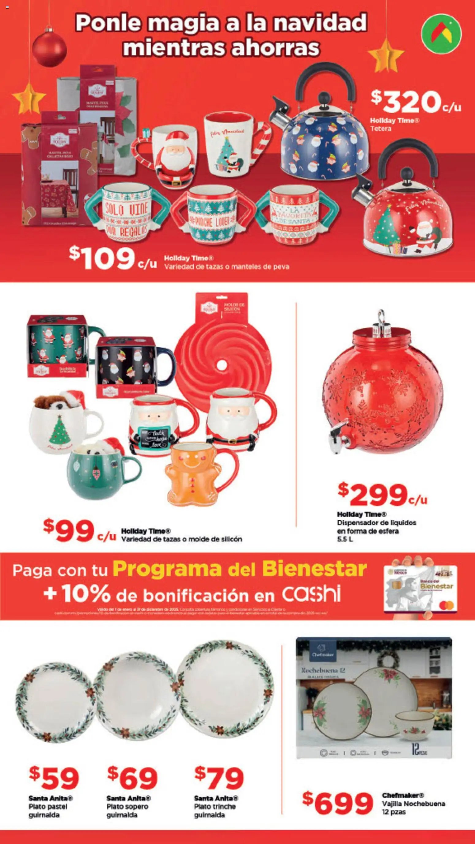 Bodega Aurrerá oferta desde 03/11/2025 Folleto Aquí sí te alcanza para la magia de la Navidad (2025-11-03 - 2025-12-24)