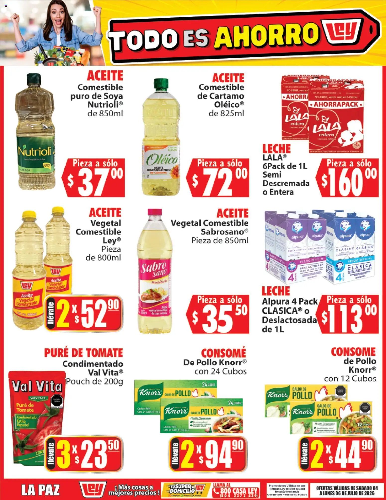 Casa Ley oferta desde 04/07/2026 Casa Ley folleto Todo es ahorro