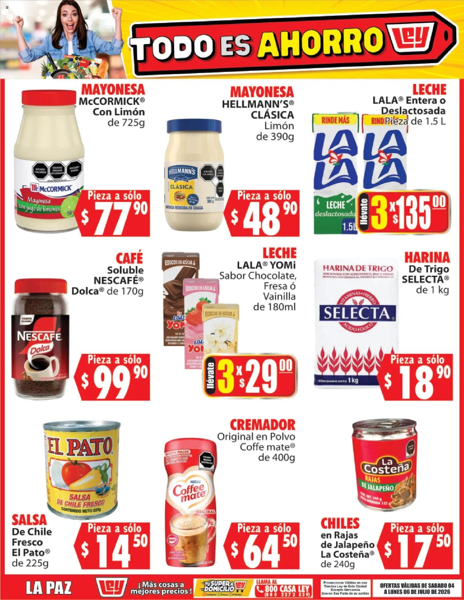 Casa Ley oferta desde 04/07/2026 Casa Ley folleto Todo es ahorro