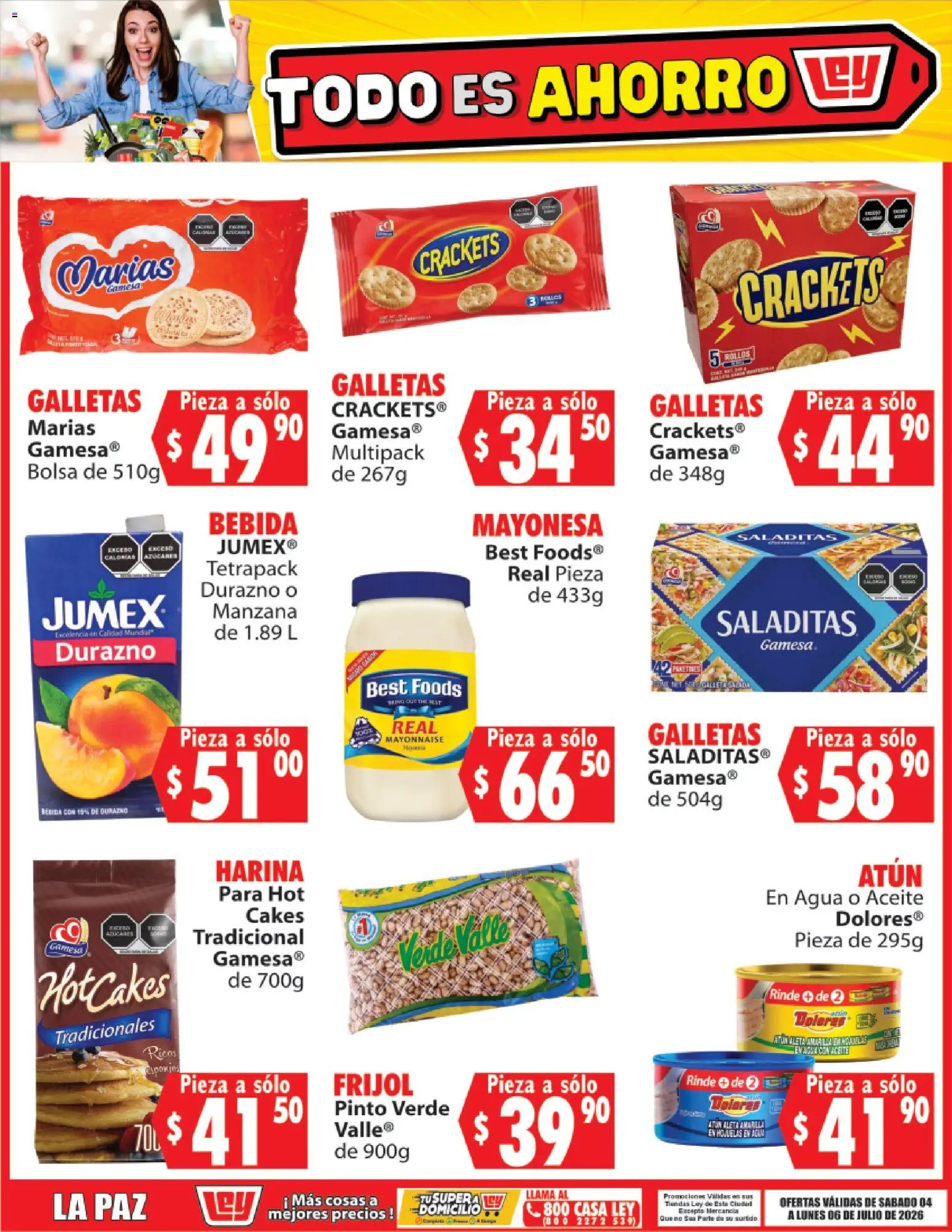 Casa Ley oferta desde 04/07/2026 Casa Ley folleto Todo es ahorro
