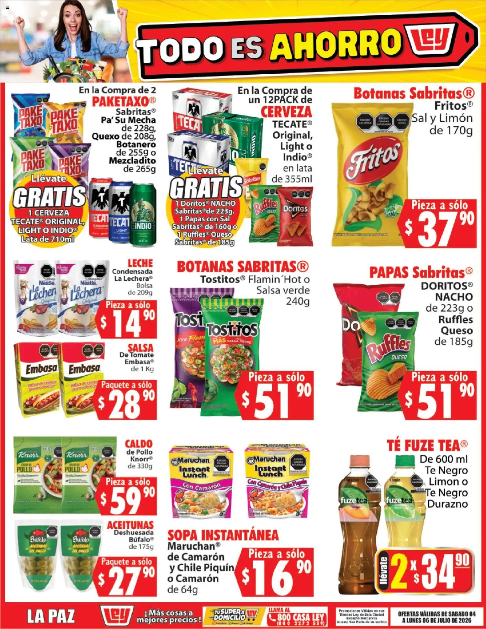 Casa Ley oferta desde 04/07/2026 Casa Ley folleto Todo es ahorro