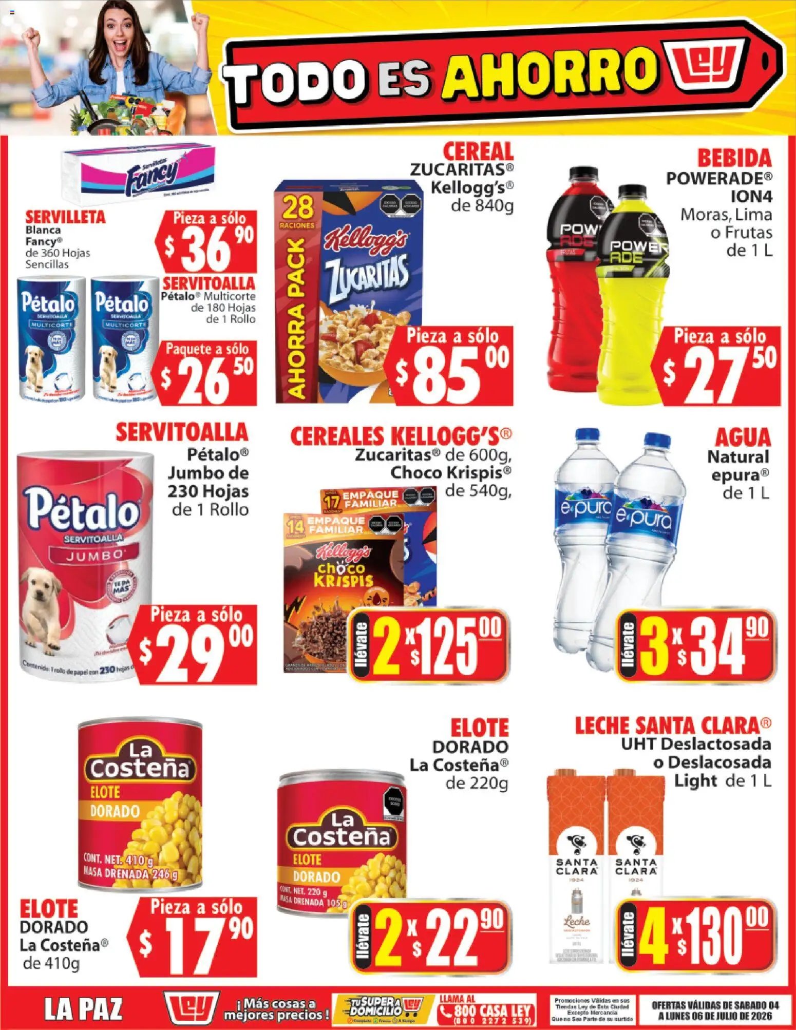 Casa Ley oferta desde 04/07/2026 Casa Ley folleto Todo es ahorro