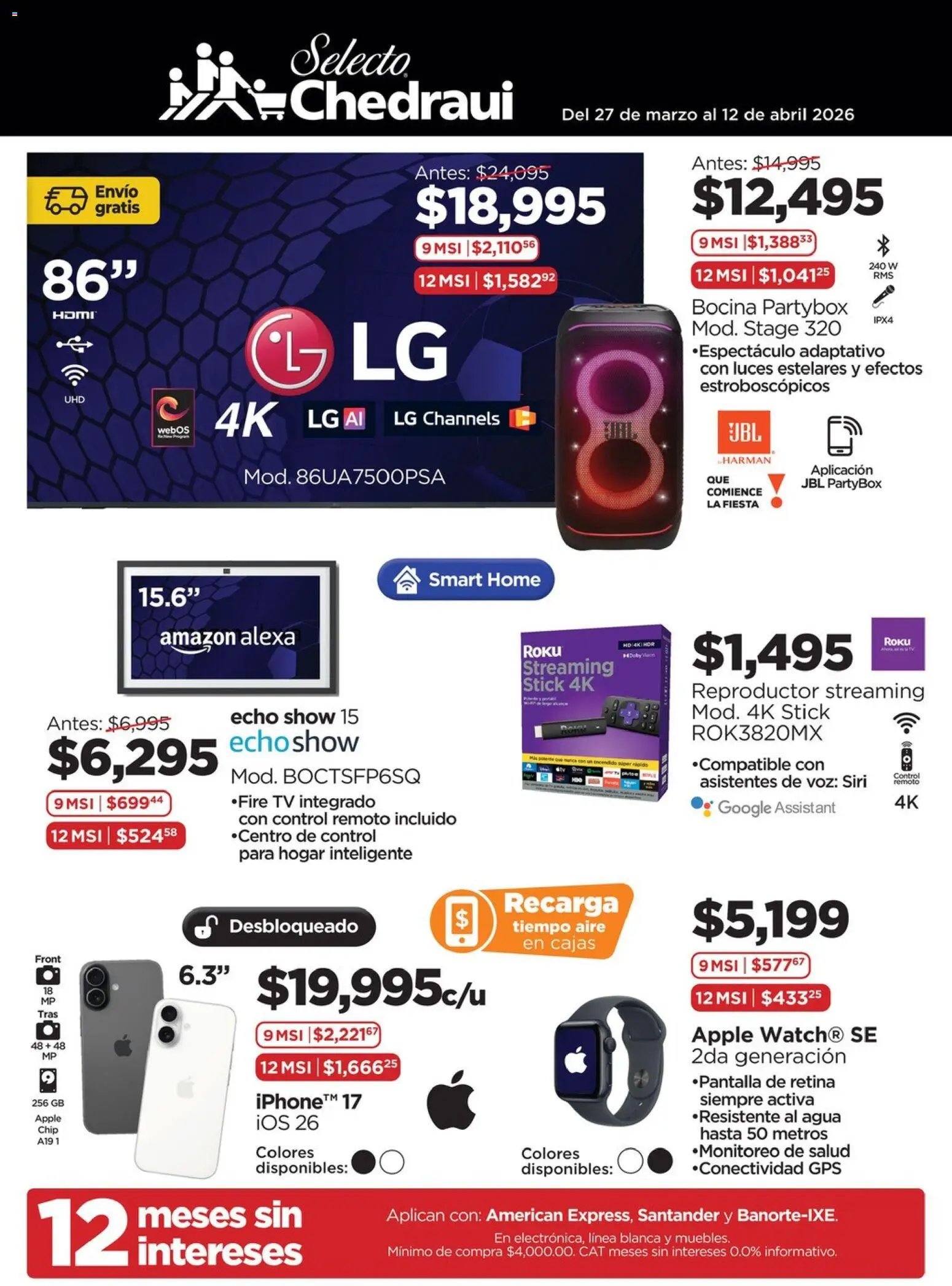 Chedraui oferta desde 27/03/2026 Chedraui folleto Ofertas (2026-03-27 - 2026-04-12)