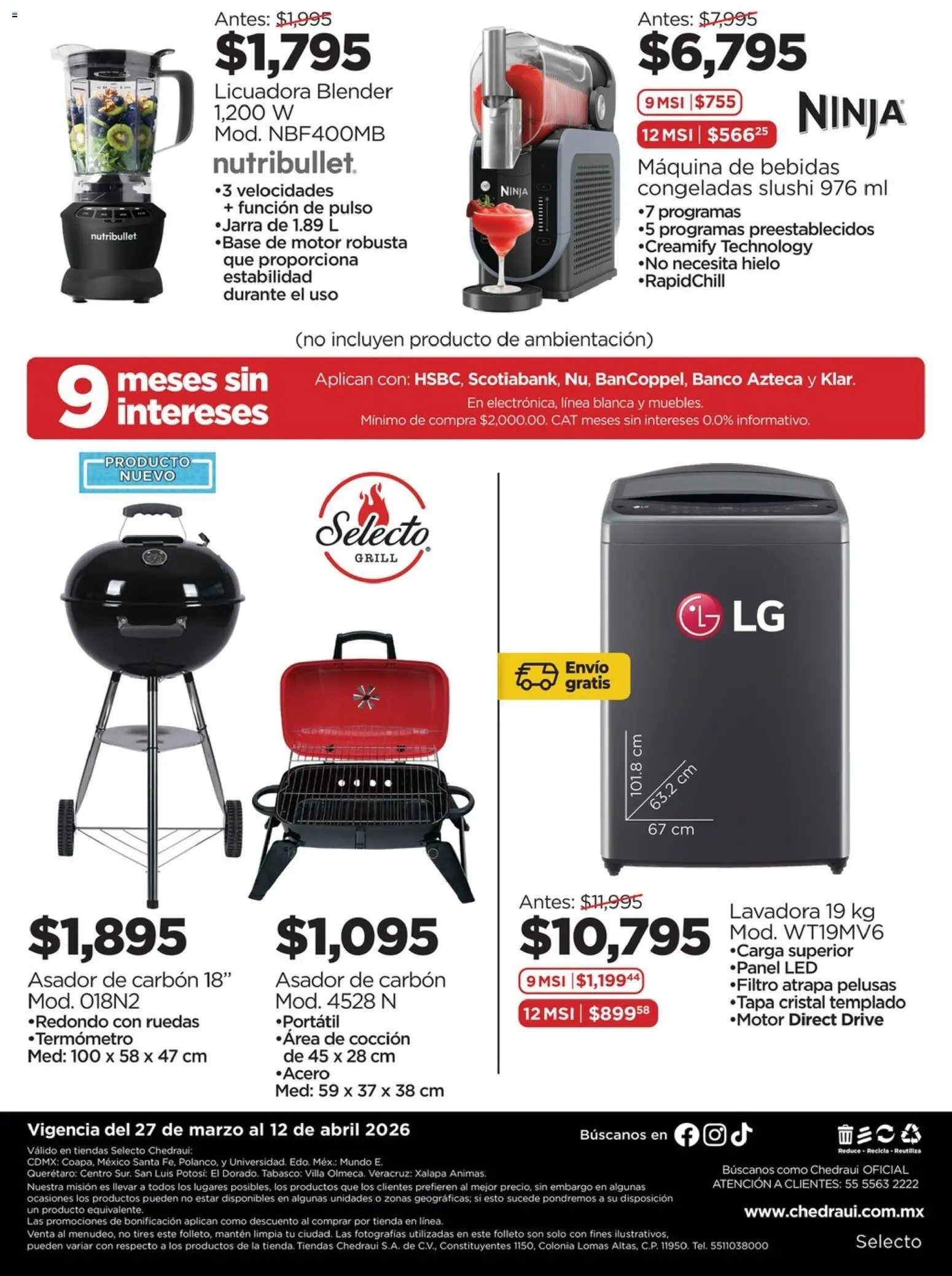 Chedraui oferta desde 27/03/2026 Chedraui folleto Ofertas (2026-03-27 - 2026-04-12)