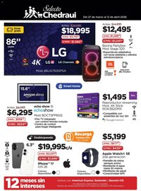 Chedraui oferta desde 27/03/2026 Chedraui folleto Ofertas (2026-03-27 - 2026-04-12)