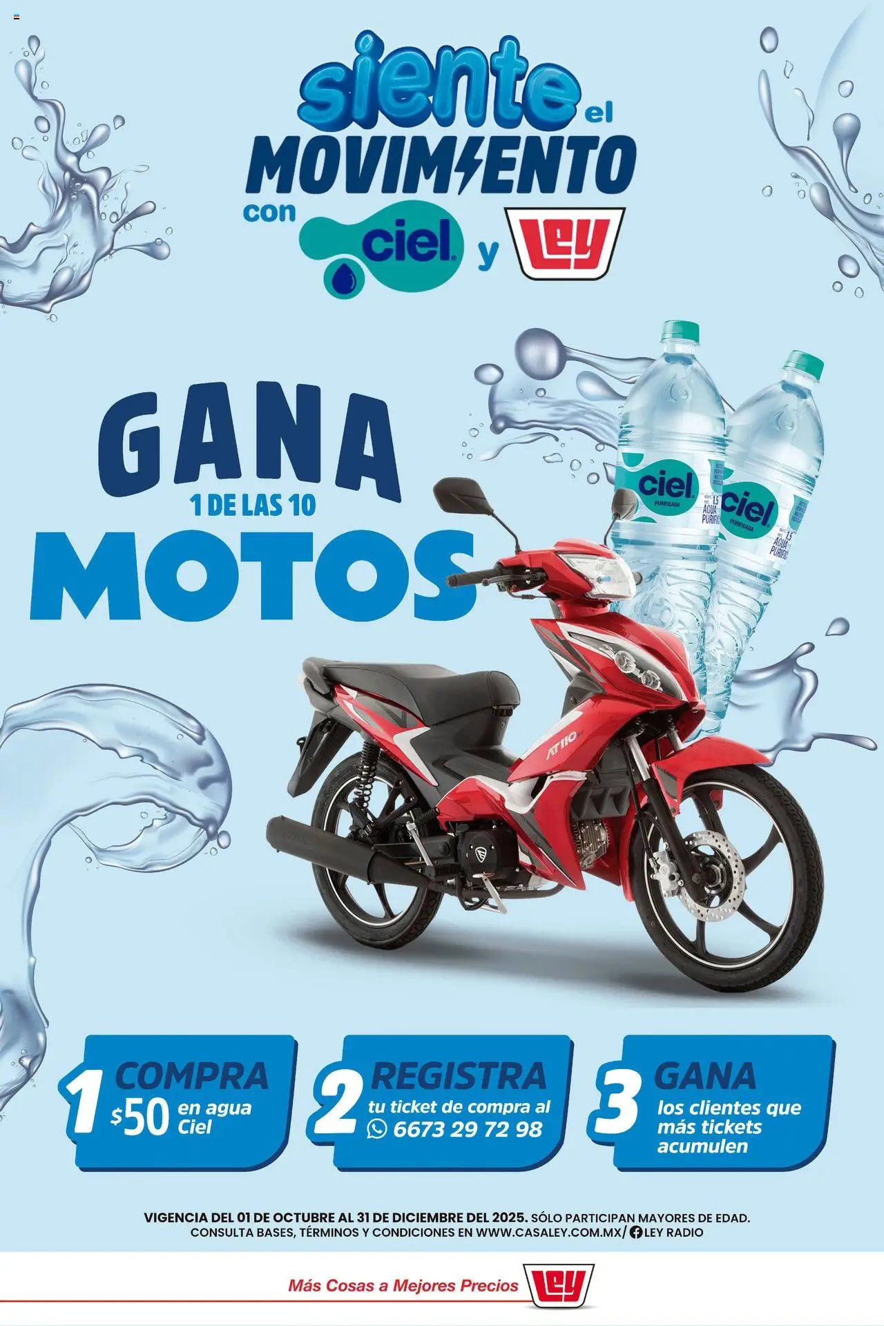 Casa Ley oferta desde 01/10/2025 Folleto Siente el movimiento ciel (2025-10-01 - 2025-12-31)