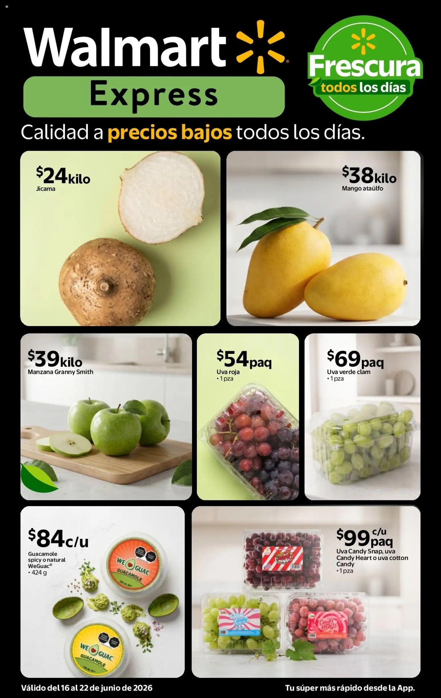 Walmart Express oferta desde 16/06/2026 Walmart Express folleto Calidad a precios bajos