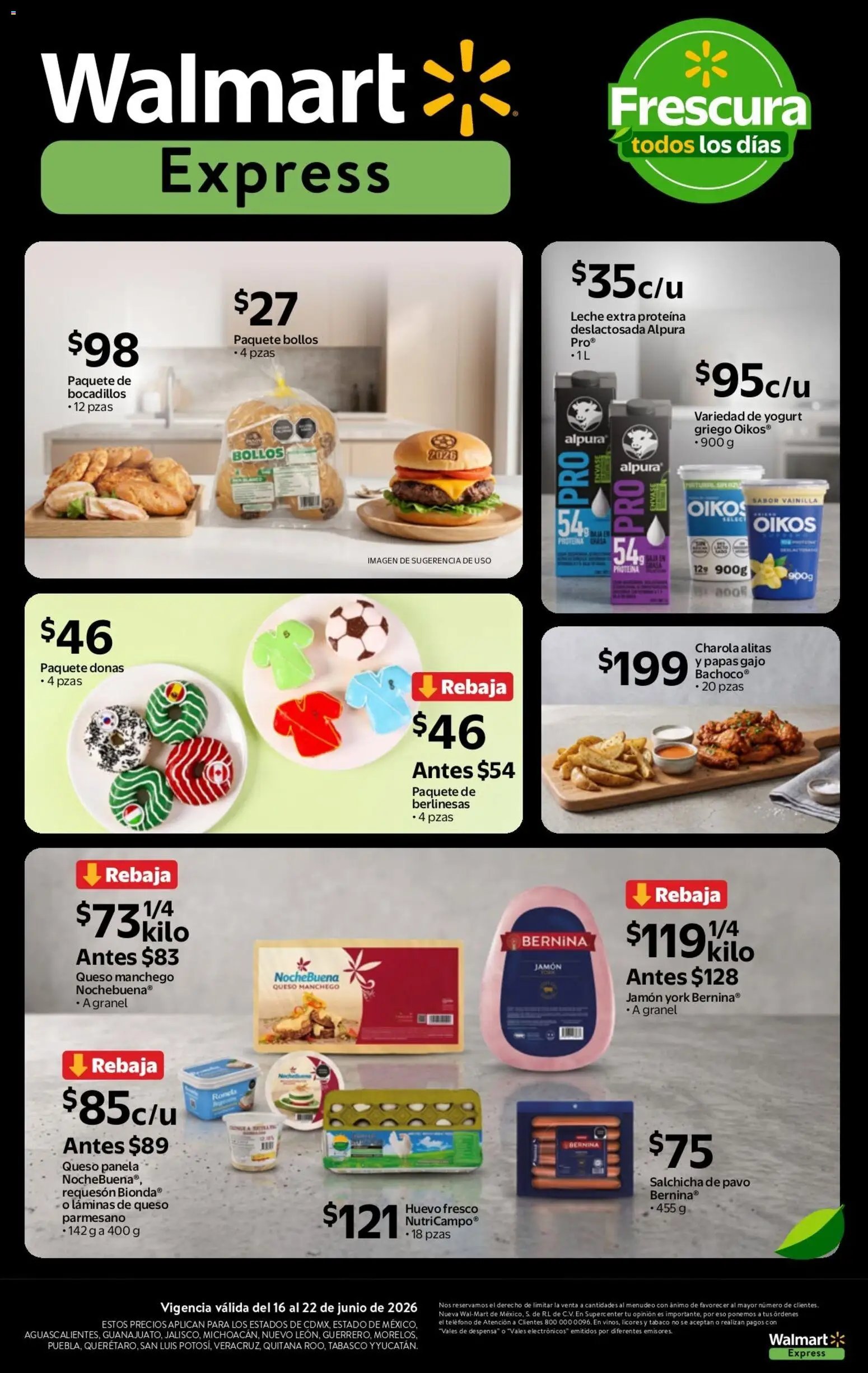 Walmart Express oferta desde 16/06/2026 Walmart Express folleto Calidad a precios bajos