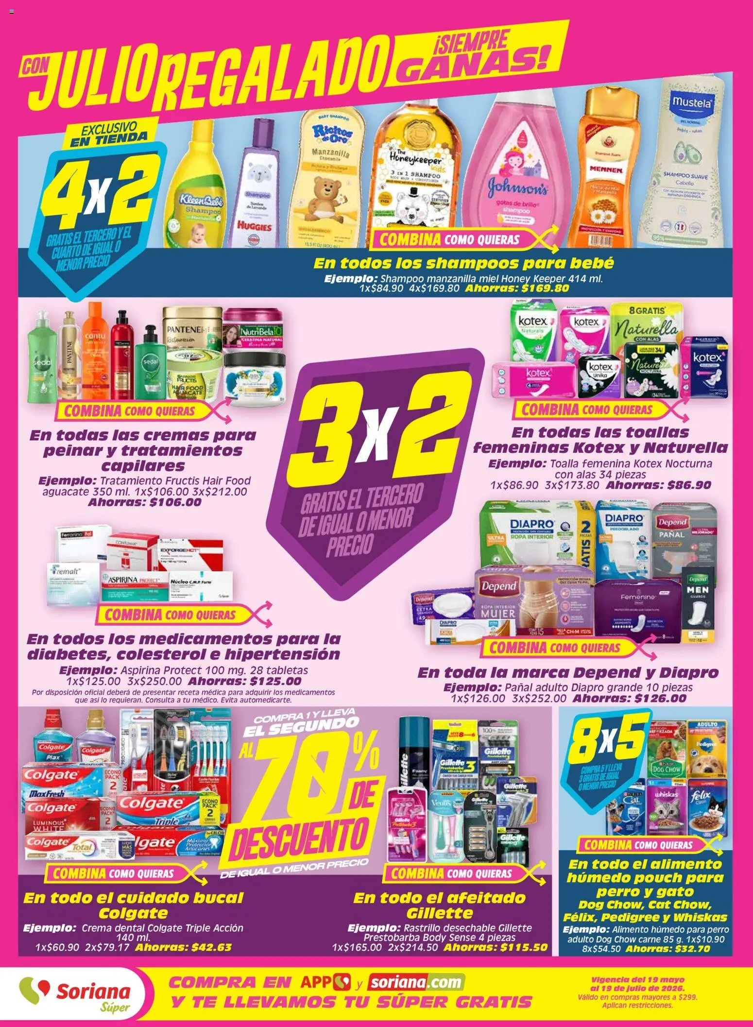 Soriana oferta desde 26/06/2026 Soriana Julio Regalado Súper Nacional